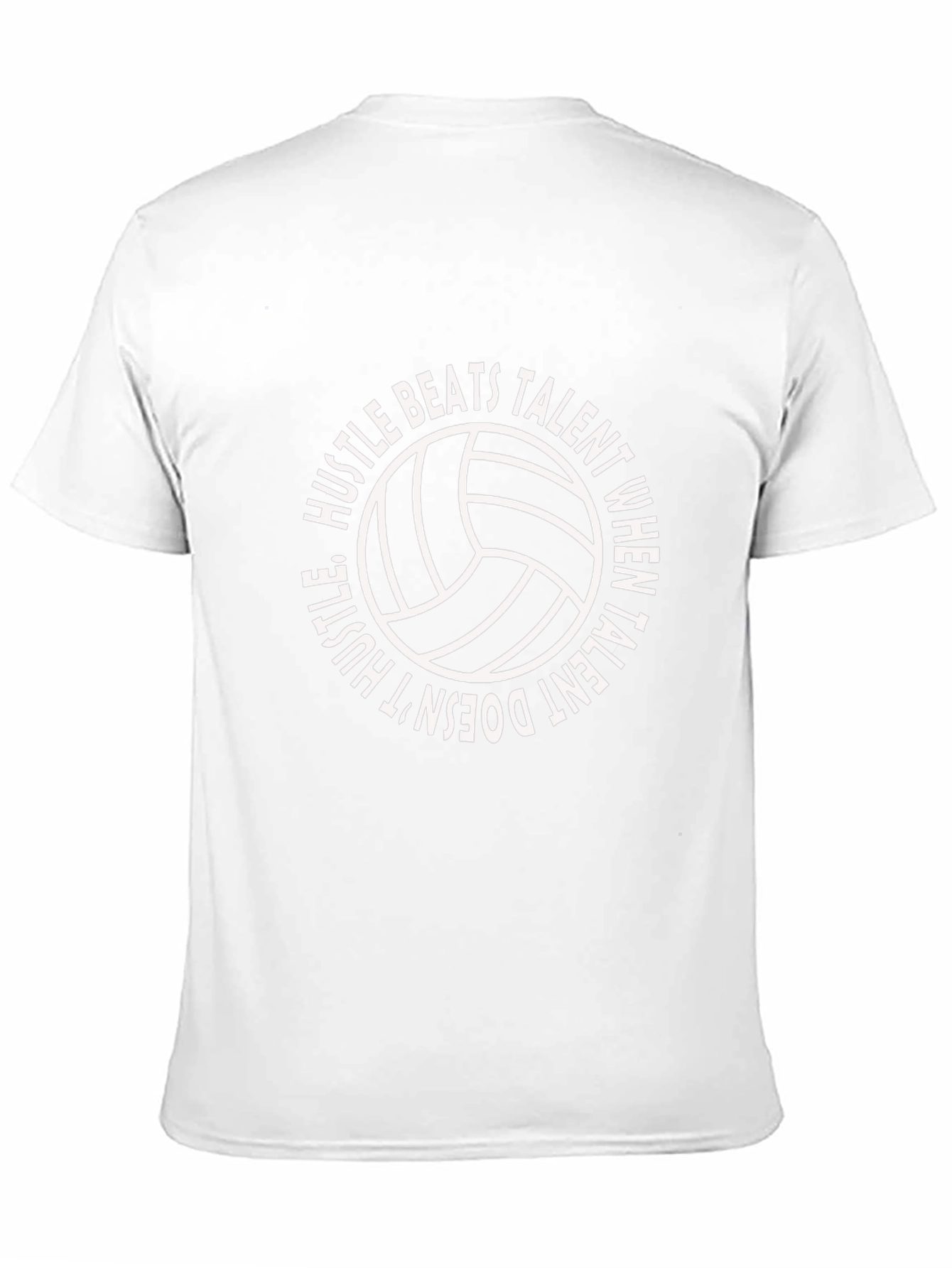 Volleyball Hustle Graphic Tee - Sporty Comfort