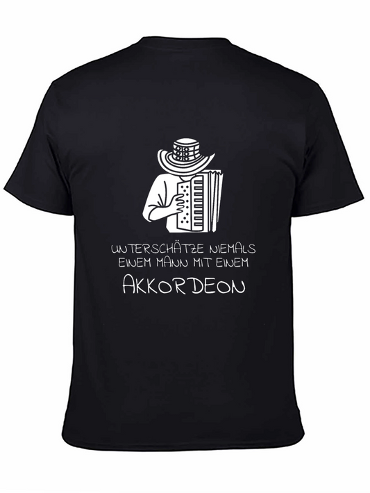 Accordion Player T-Shirt - Novelty Graphic Tee
