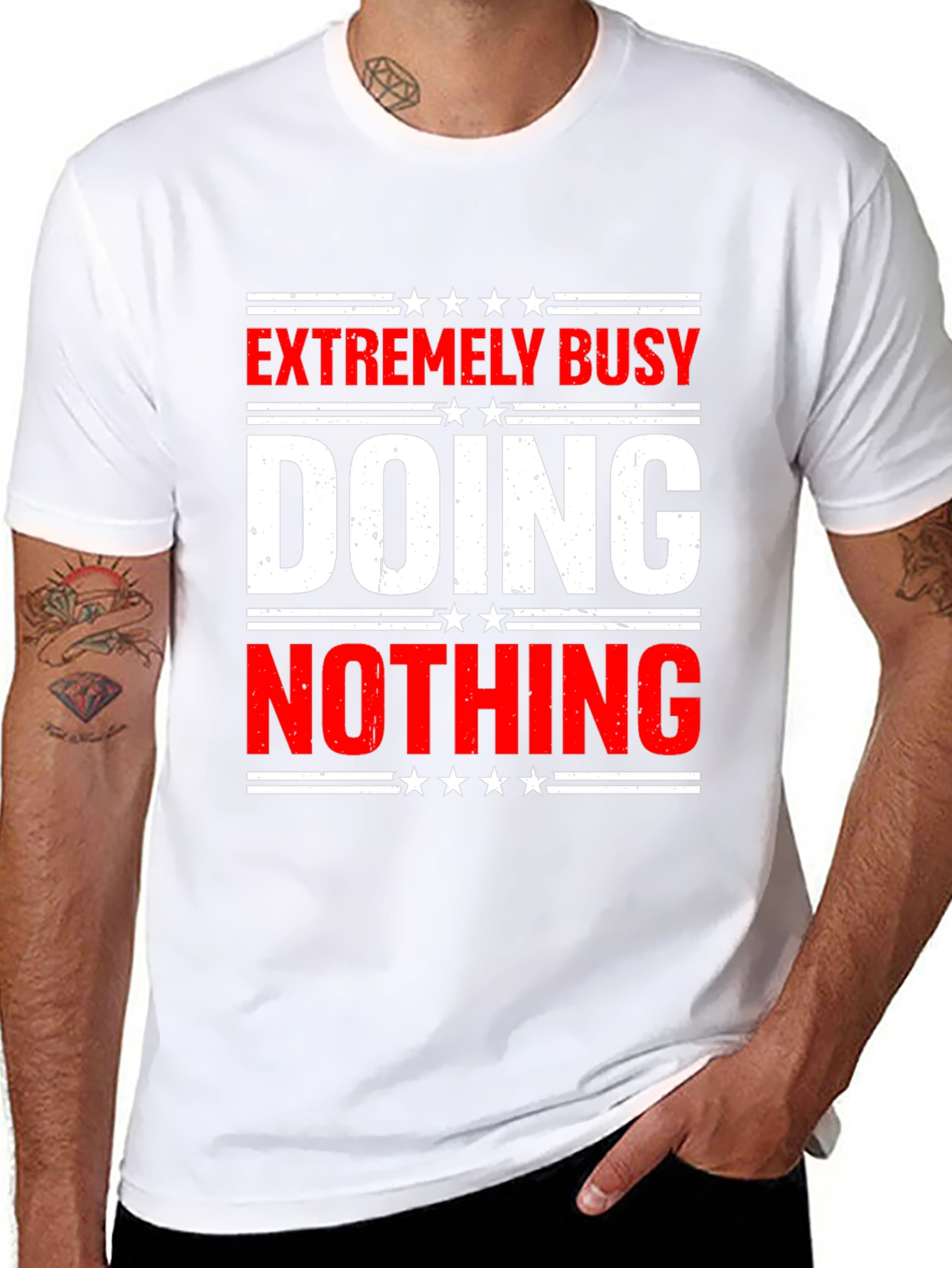 Extremely Busy Doing Nothing T-Shirt - Funny Sarcastic Tee