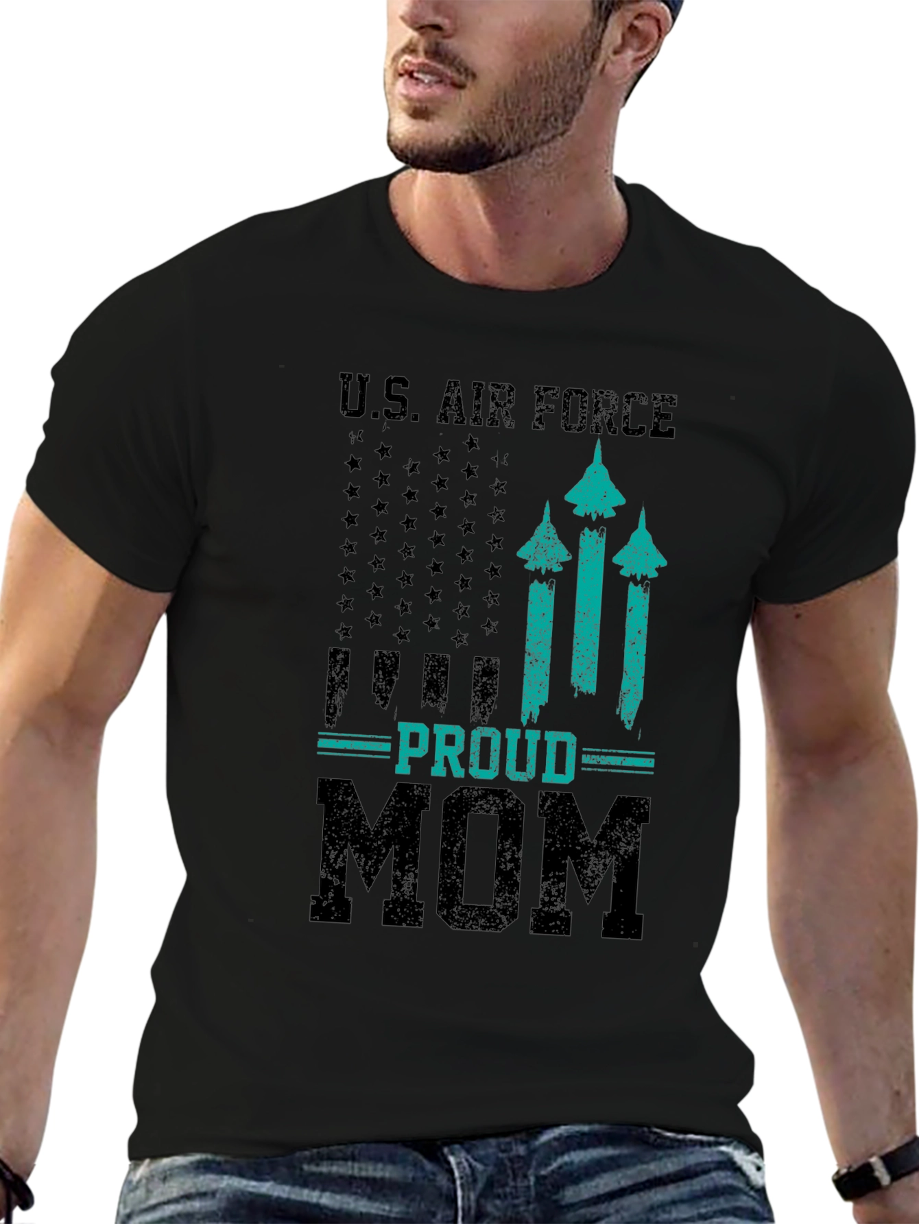 US Air Force Proud Mom T-Shirt