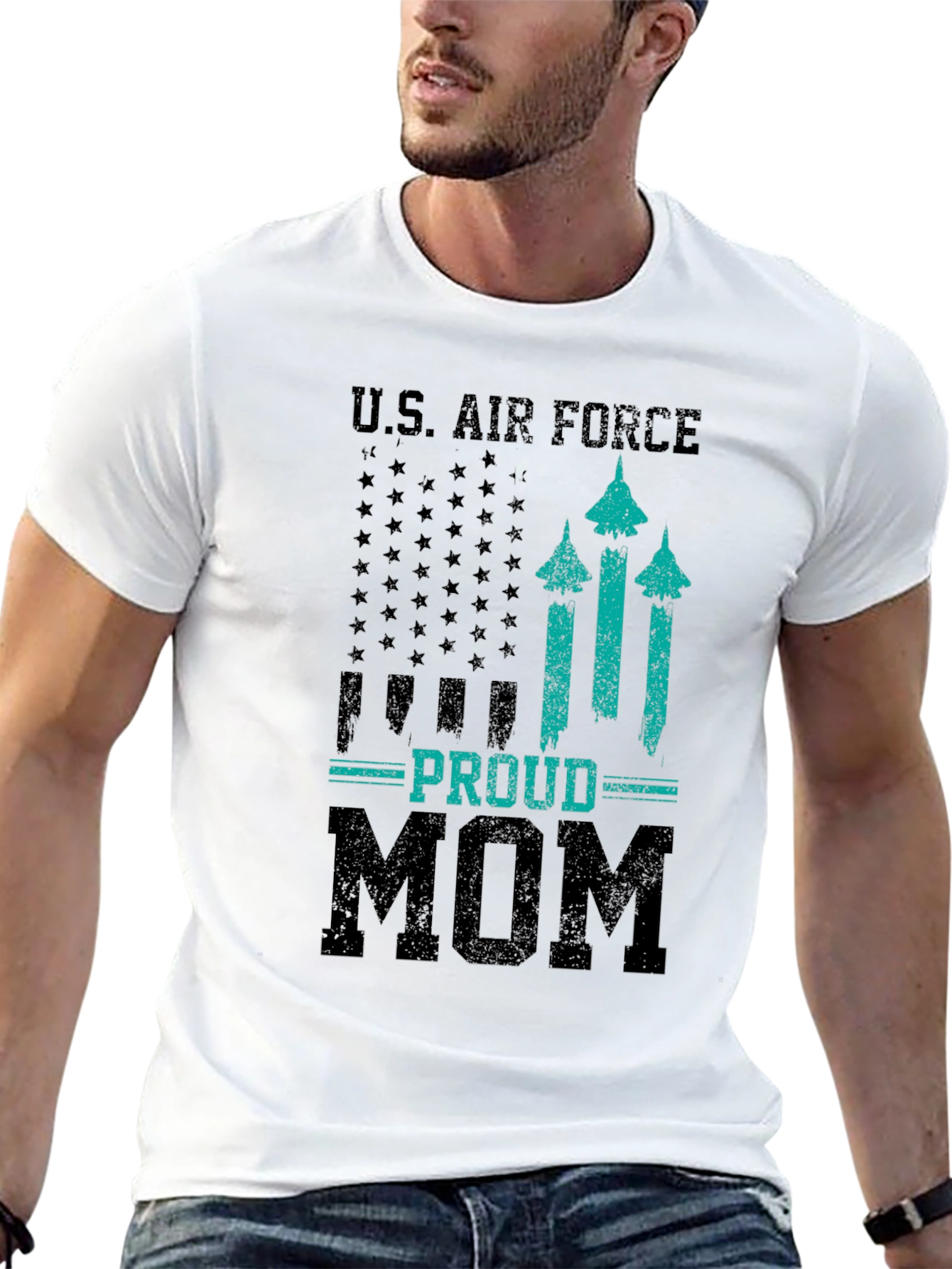 US Air Force Proud Mom T-Shirt