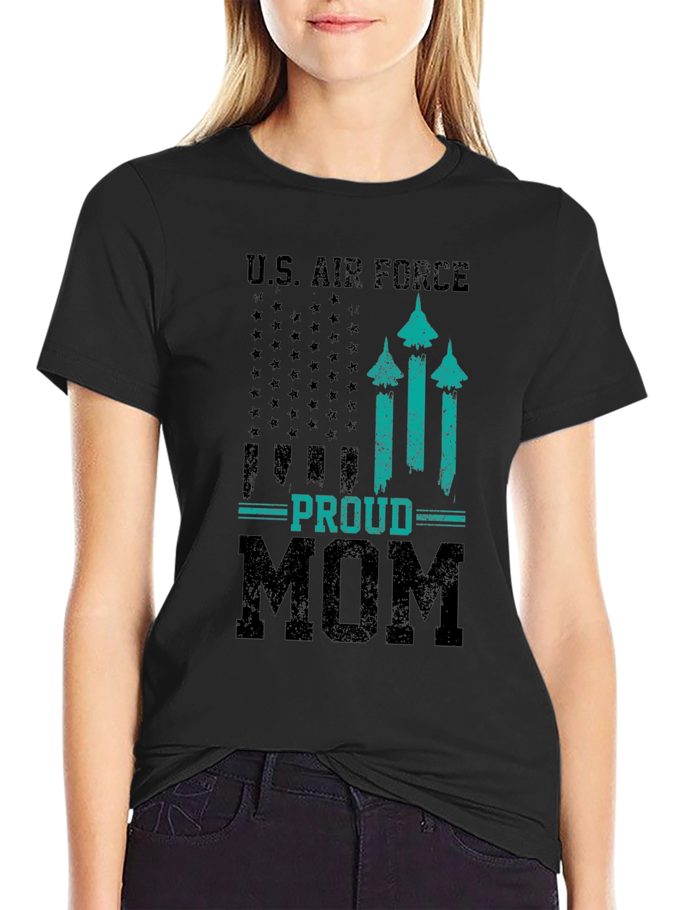 US Air Force Proud Mom T-Shirt