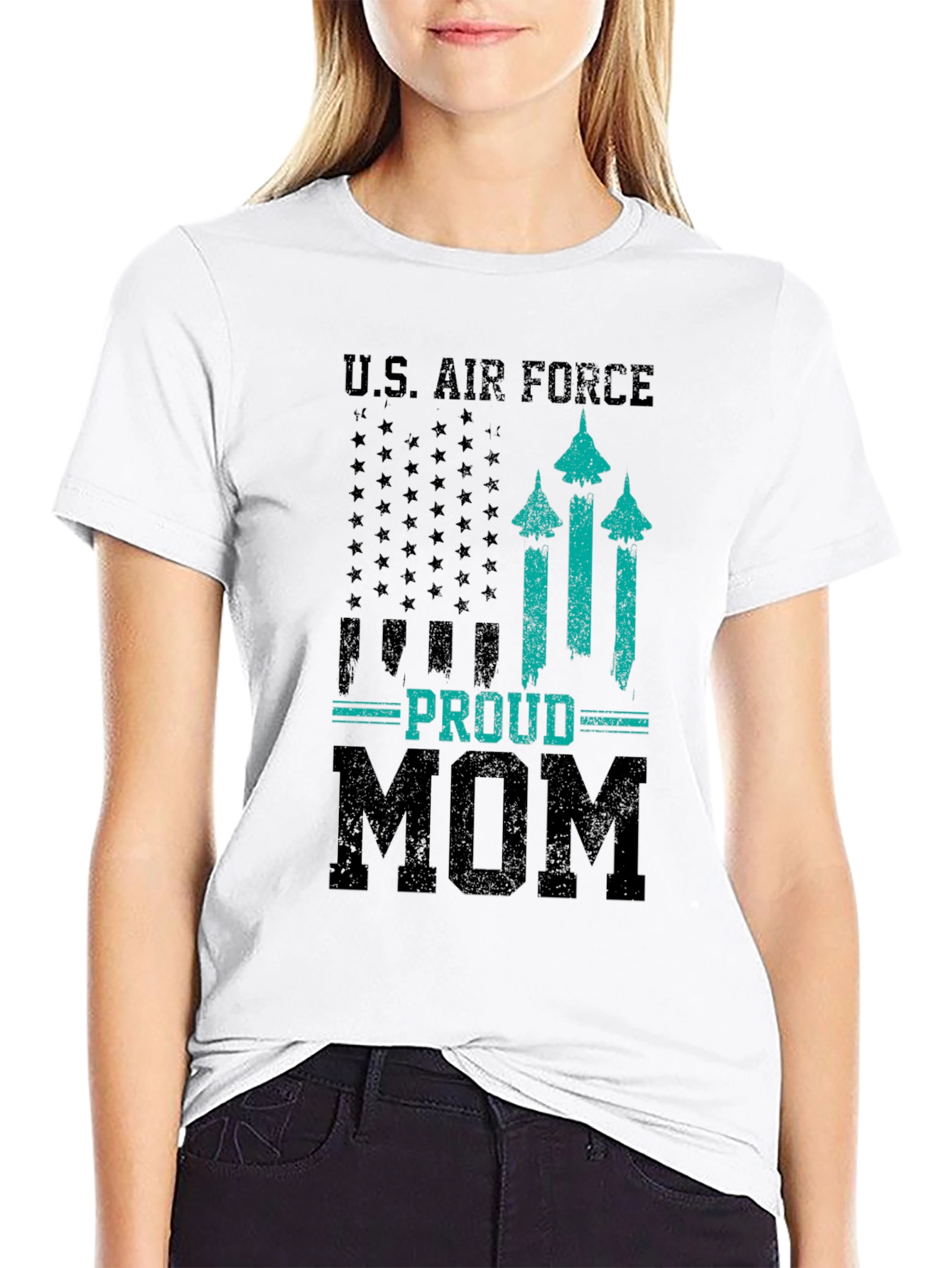 US Air Force Proud Mom T-Shirt