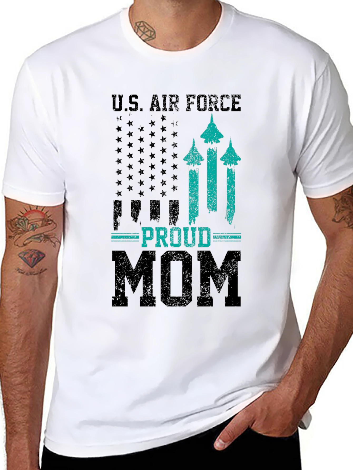 US Air Force Proud Mom T-Shirt