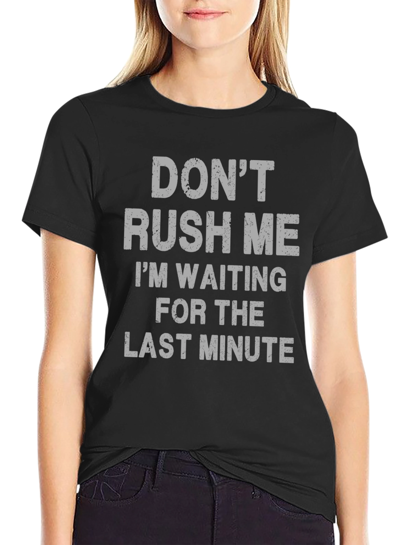 Funny Procrastination Graphic Tee - Last Minute Waiting