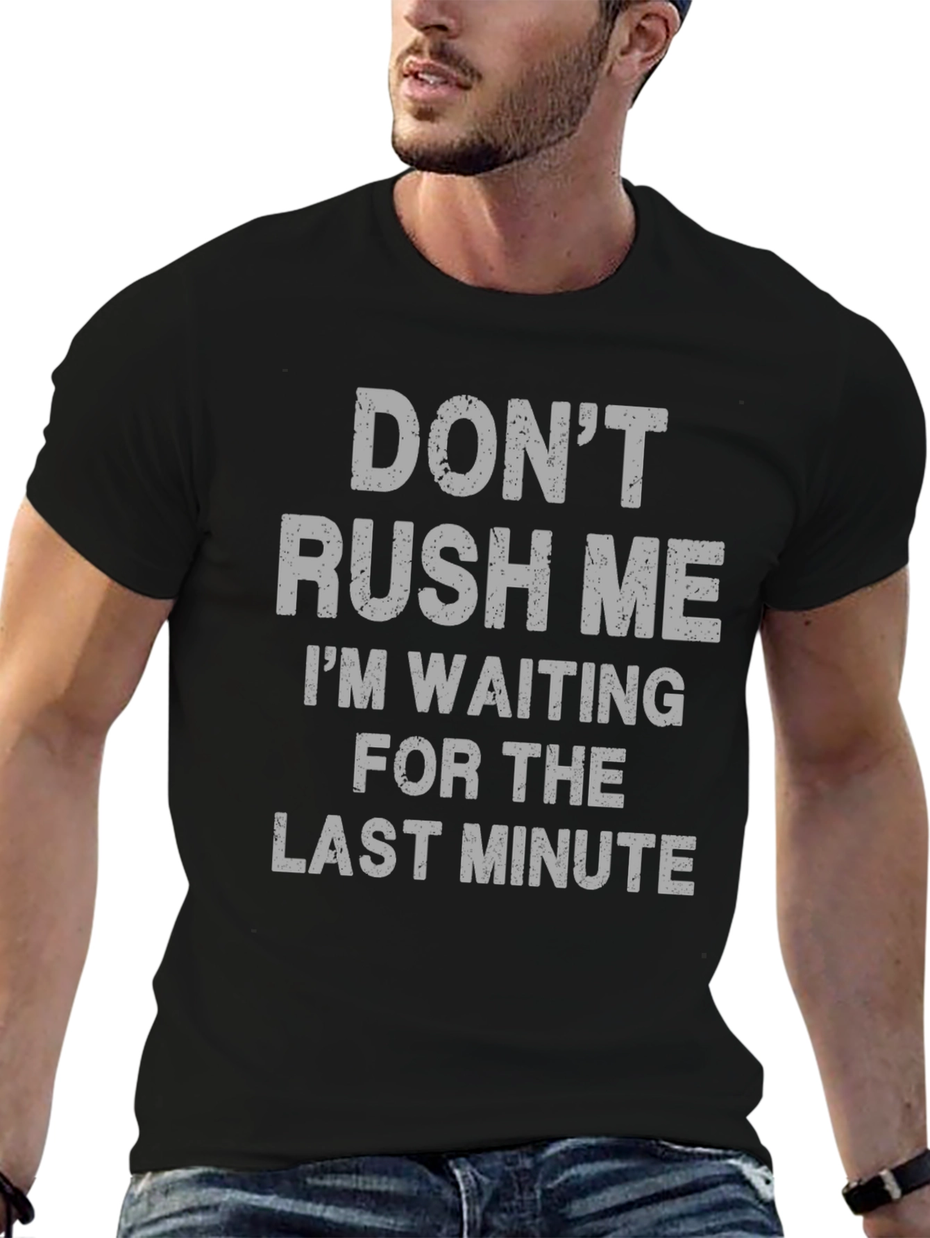 Funny Procrastination Graphic Tee - Last Minute Waiting