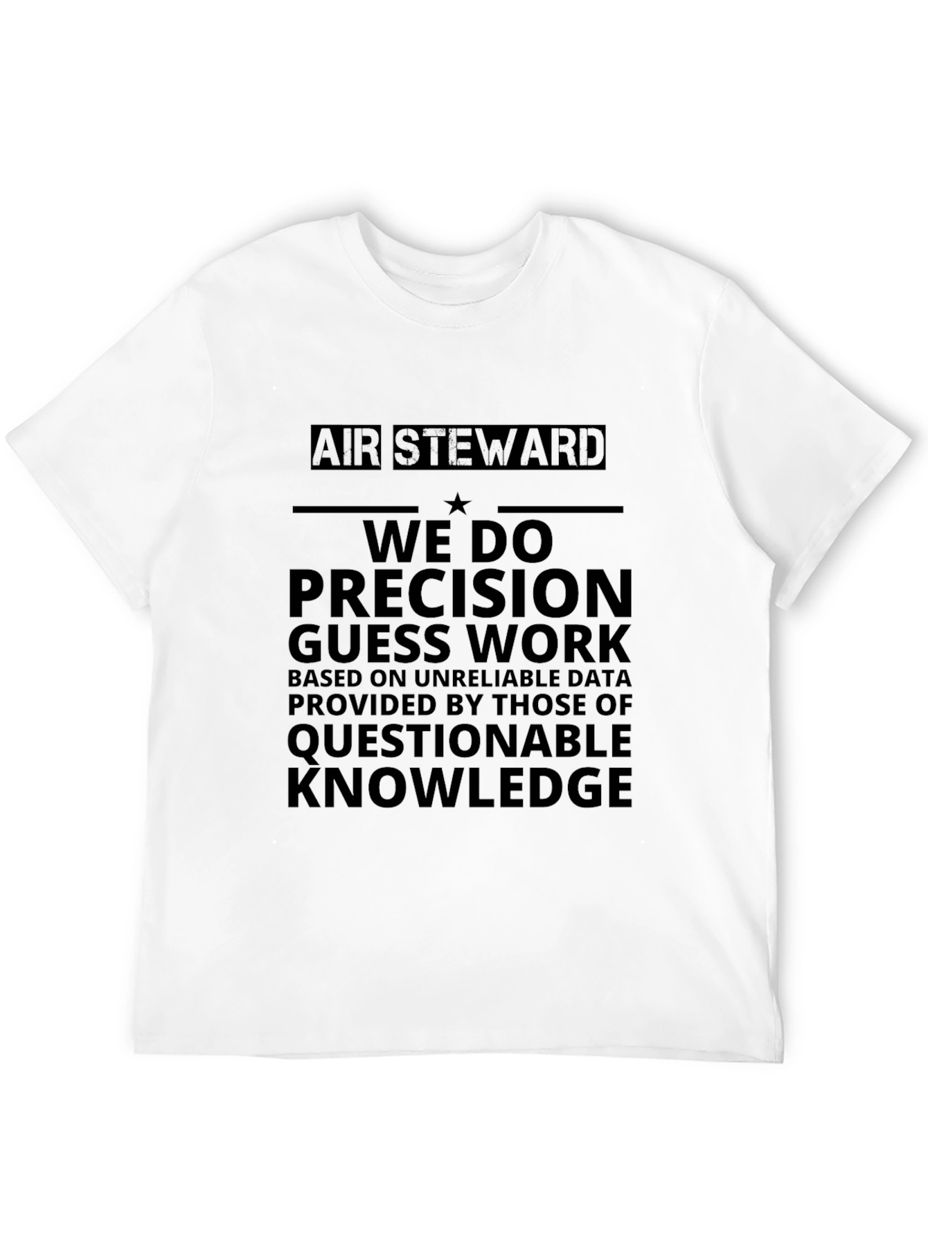 Air Steward Precision Guesswork Graphic Tee