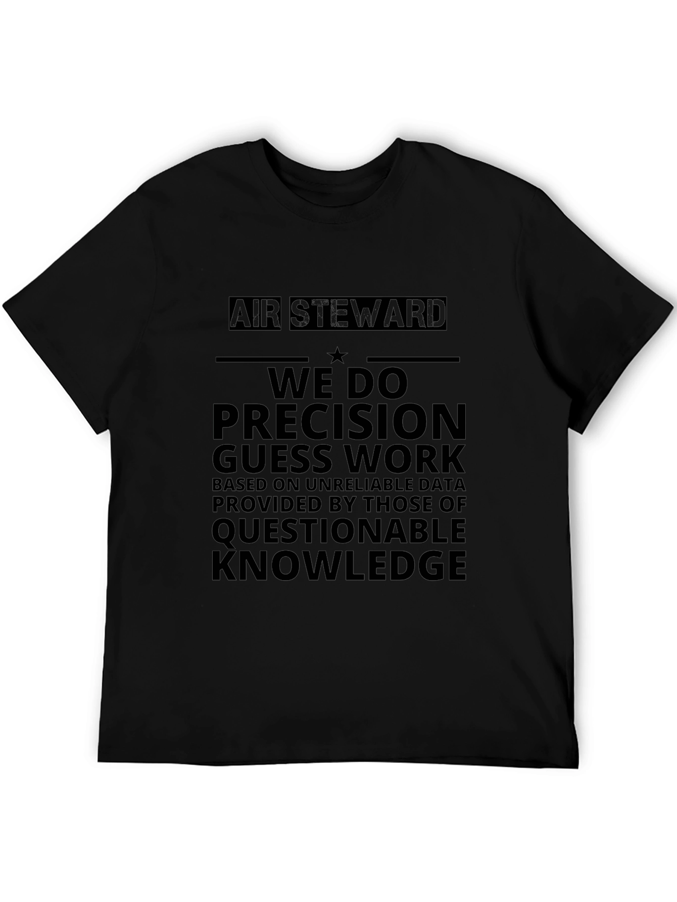 Air Steward Precision Guesswork Graphic Tee
