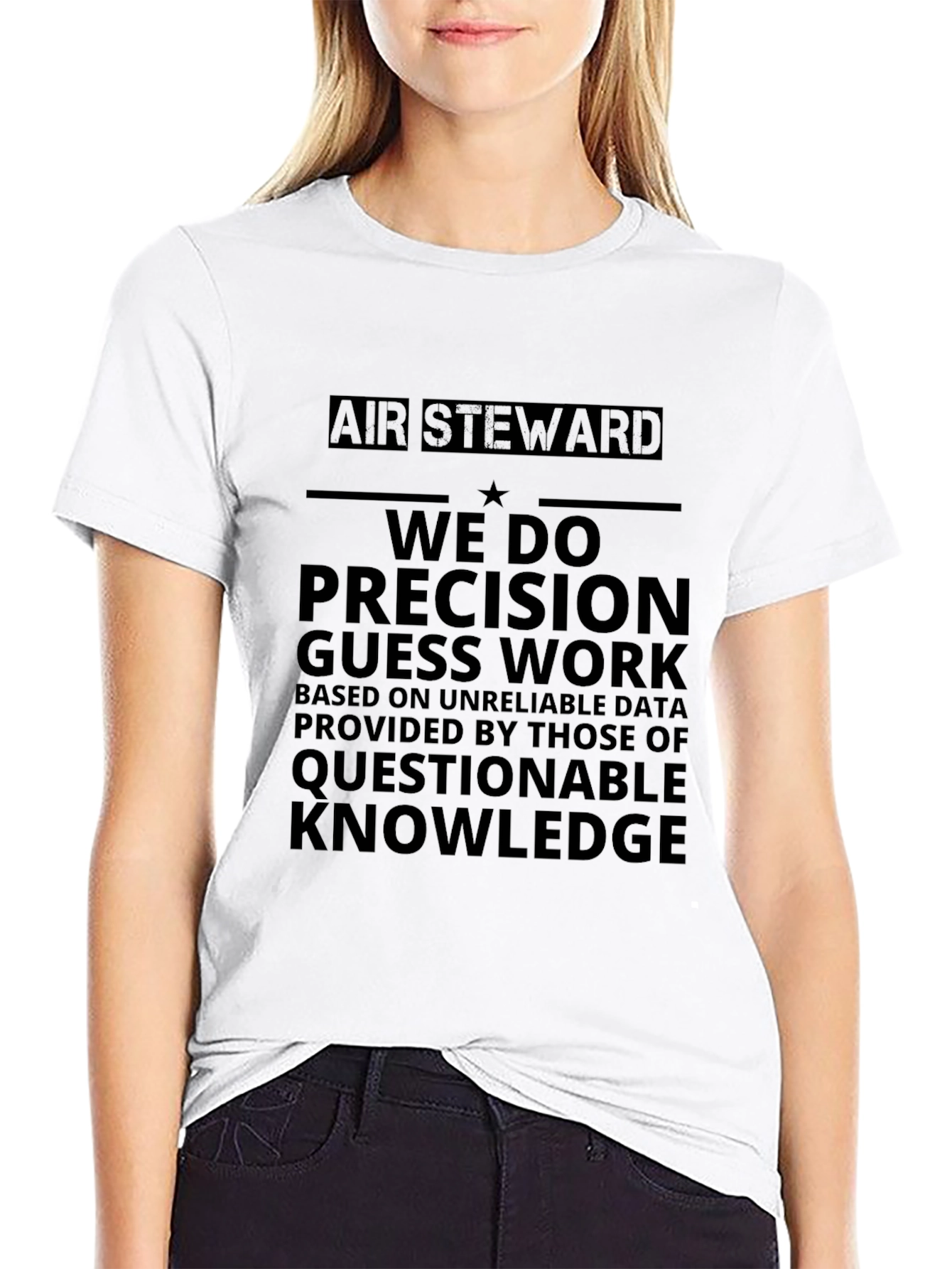 Air Steward Precision Guesswork Graphic Tee