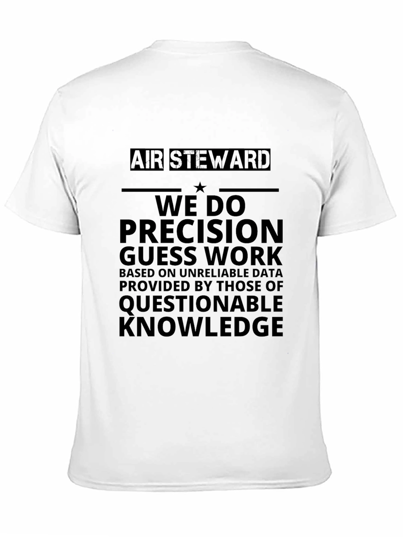 Air Steward Precision Guesswork Graphic Tee