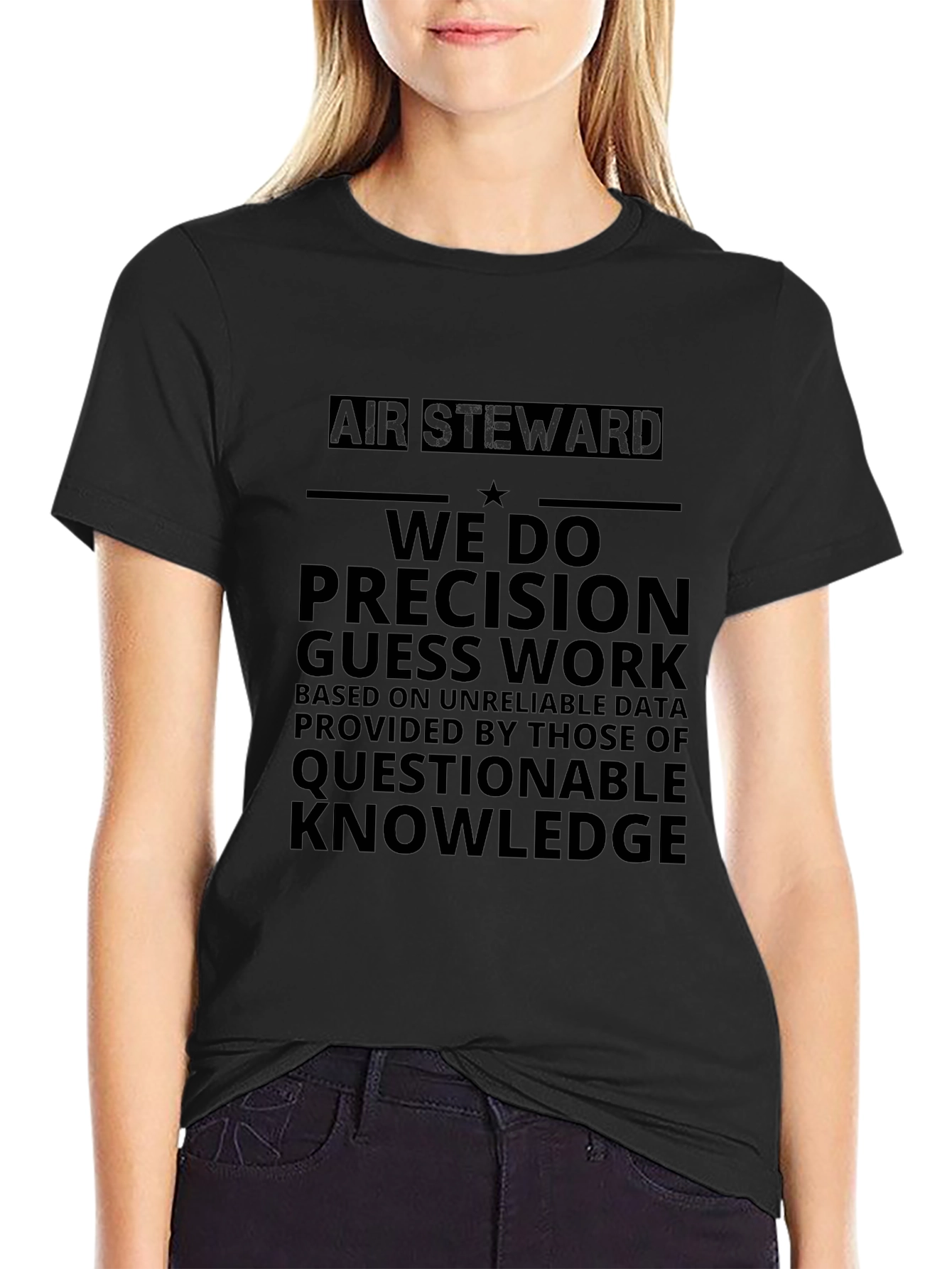 Air Steward Precision Guesswork Graphic Tee