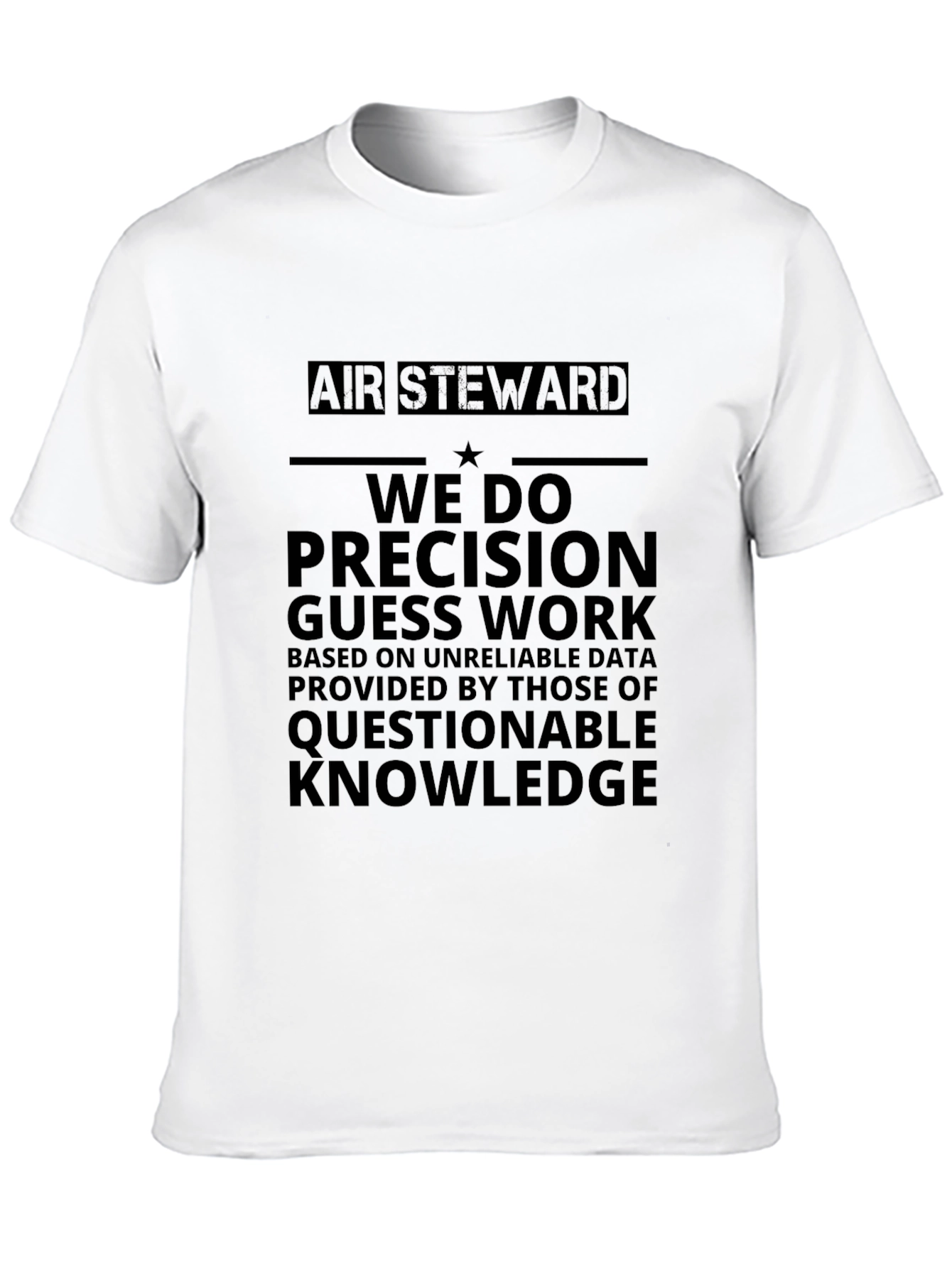 Air Steward Precision Guesswork Graphic Tee