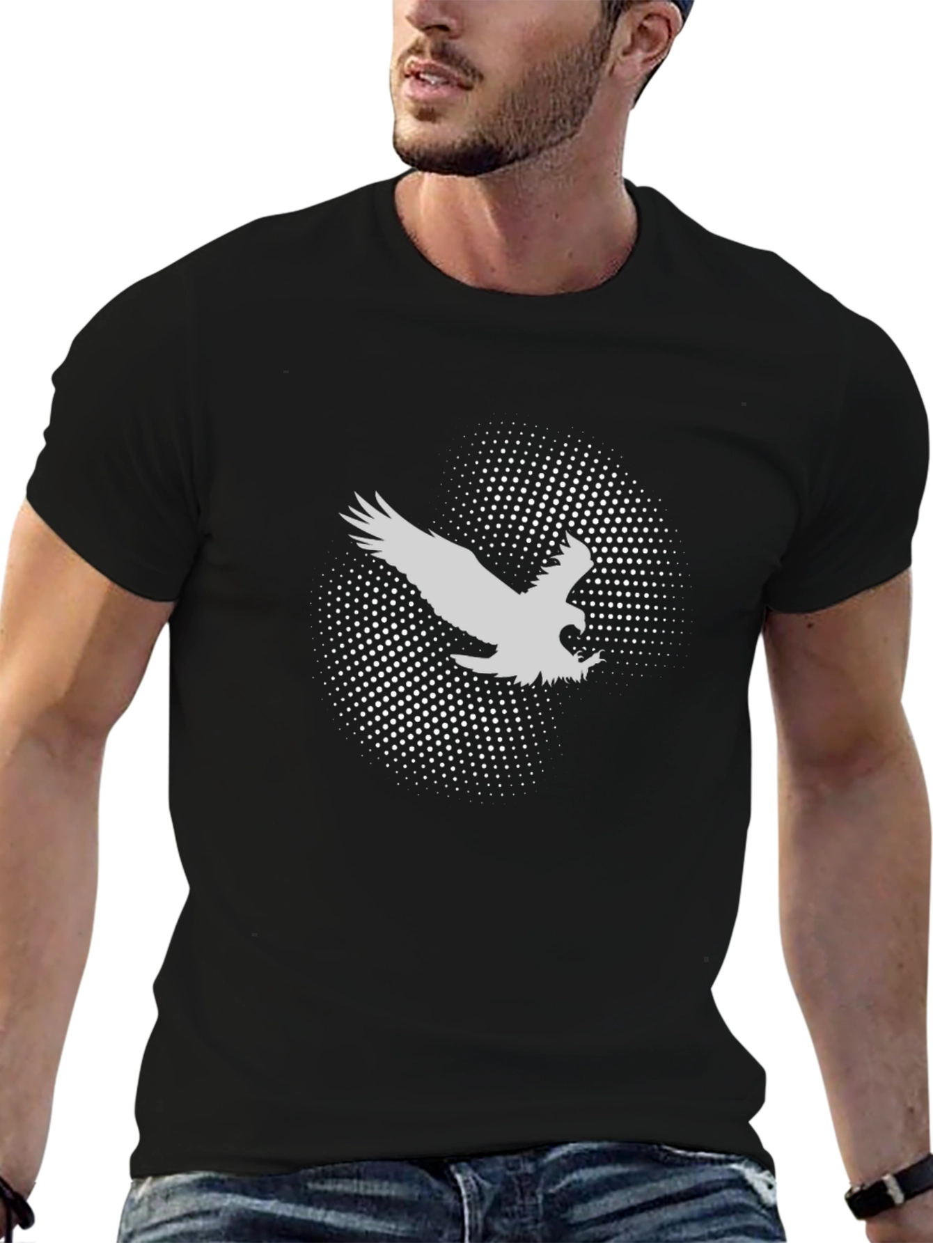 Eagle Graphic Black T-Shirt
