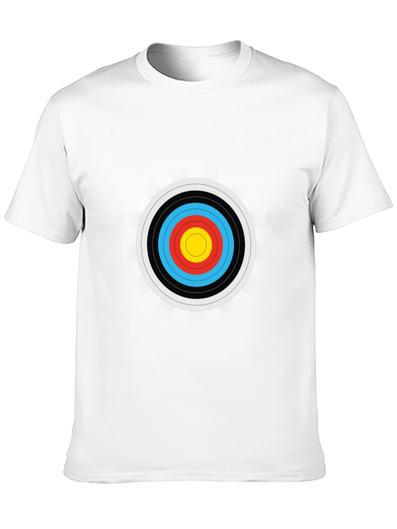 Target Print Black T-Shirt