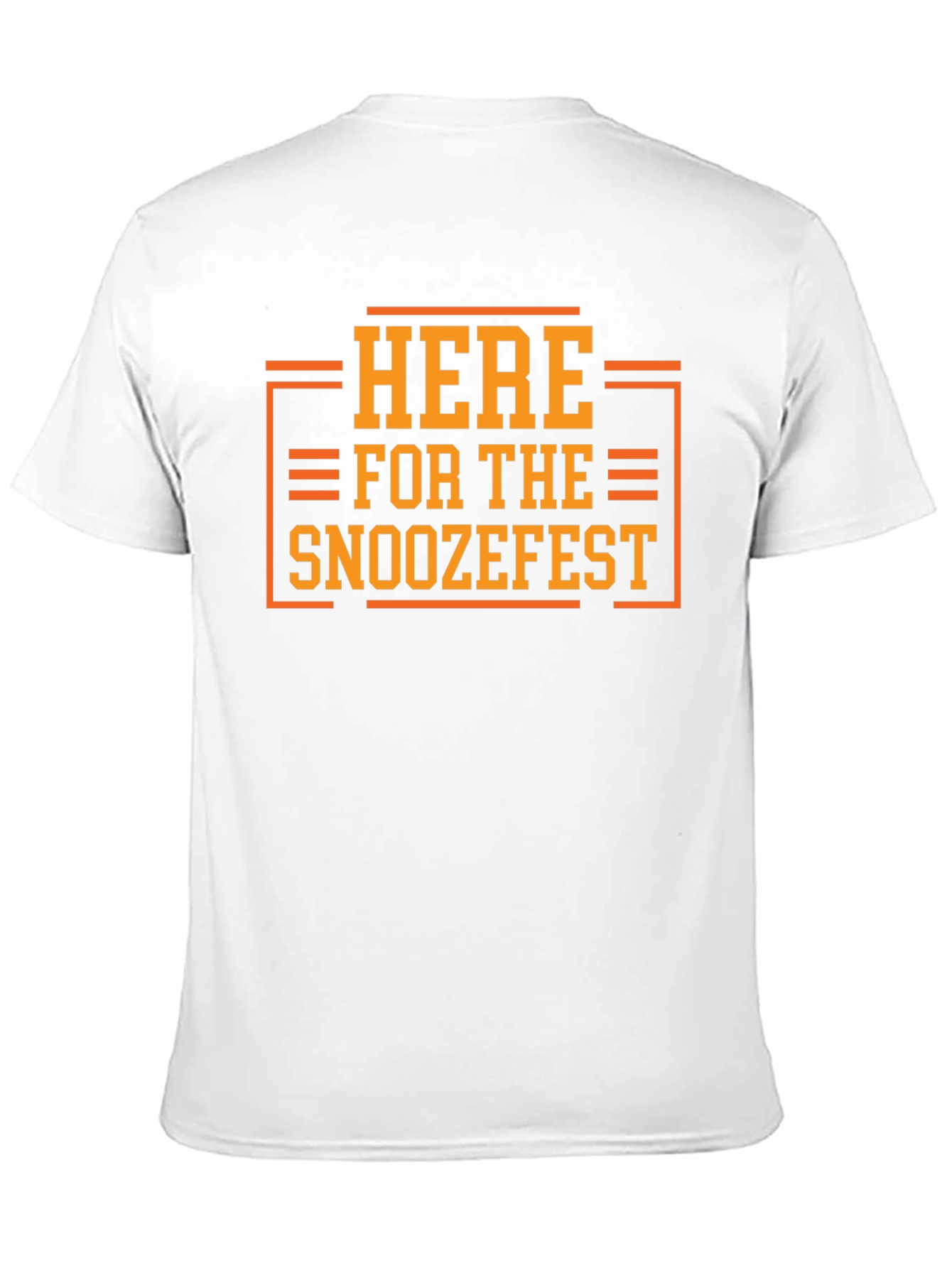 Here for the Snoozefest Graphic Tee - Black