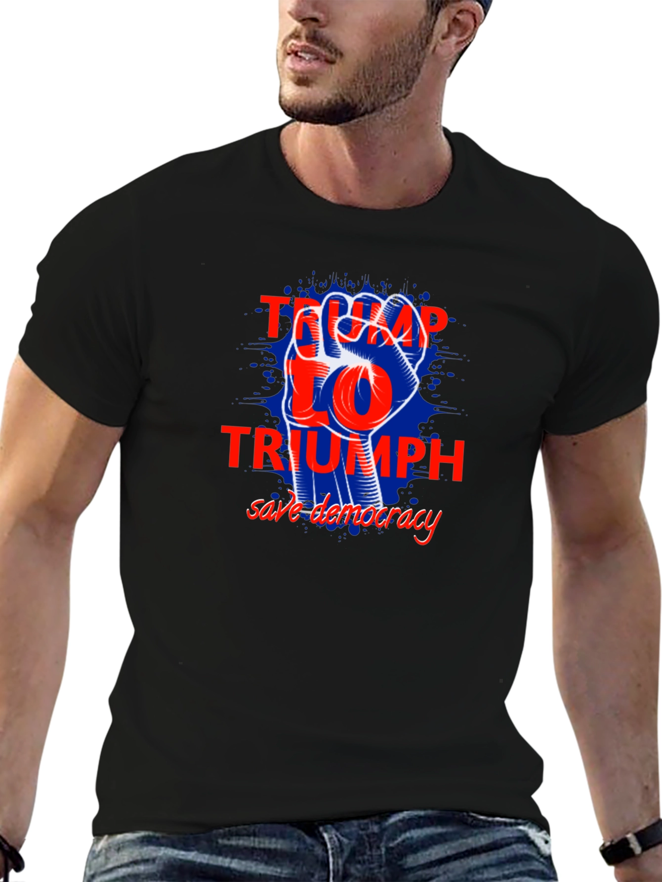 Trump 2024 Triumph Save Democracy T-Shirt