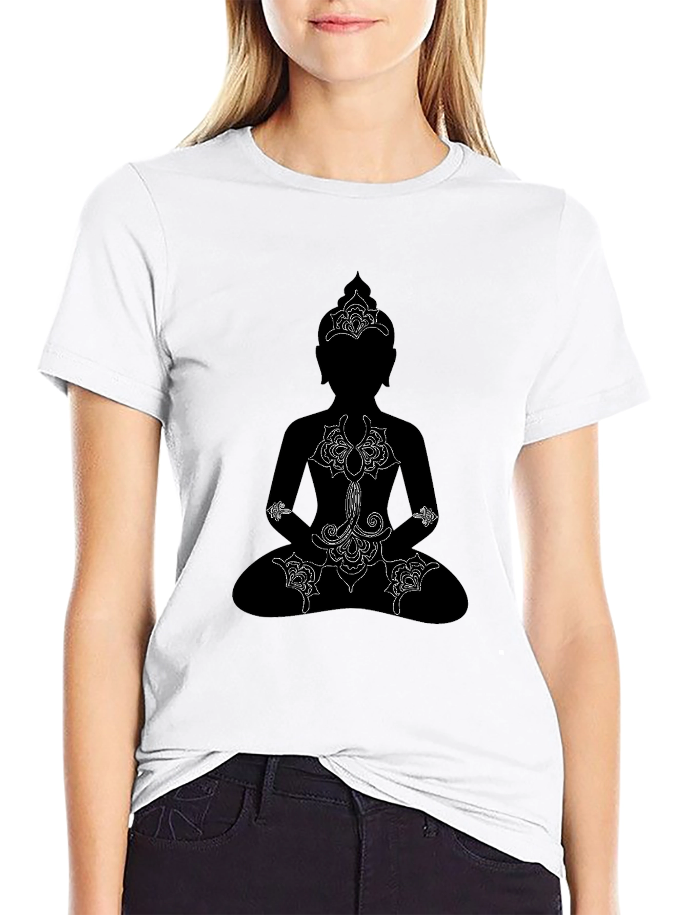 Black Buddha Graphic Tee