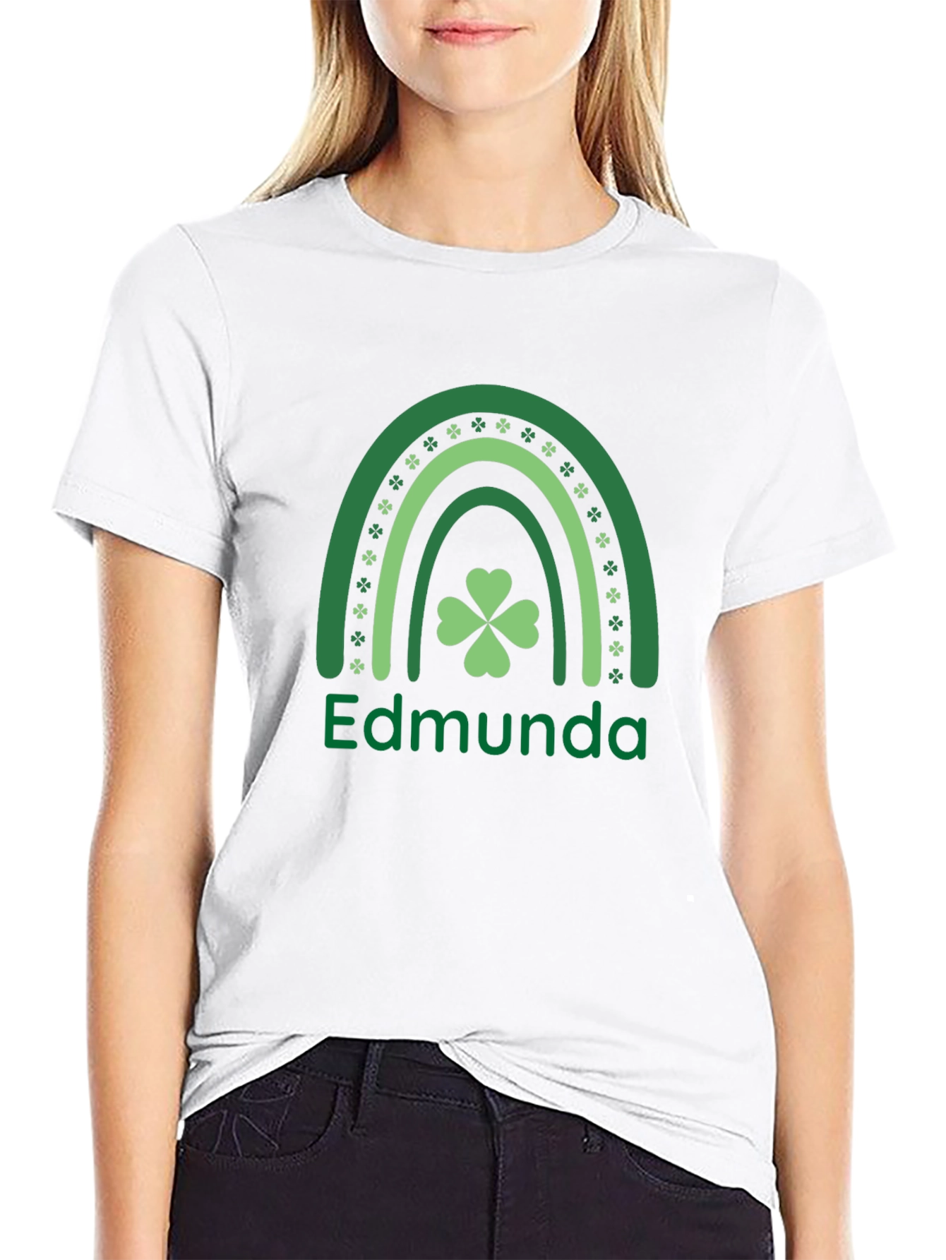 Edmunda St. Patricks Day Rainbow T-Shirt