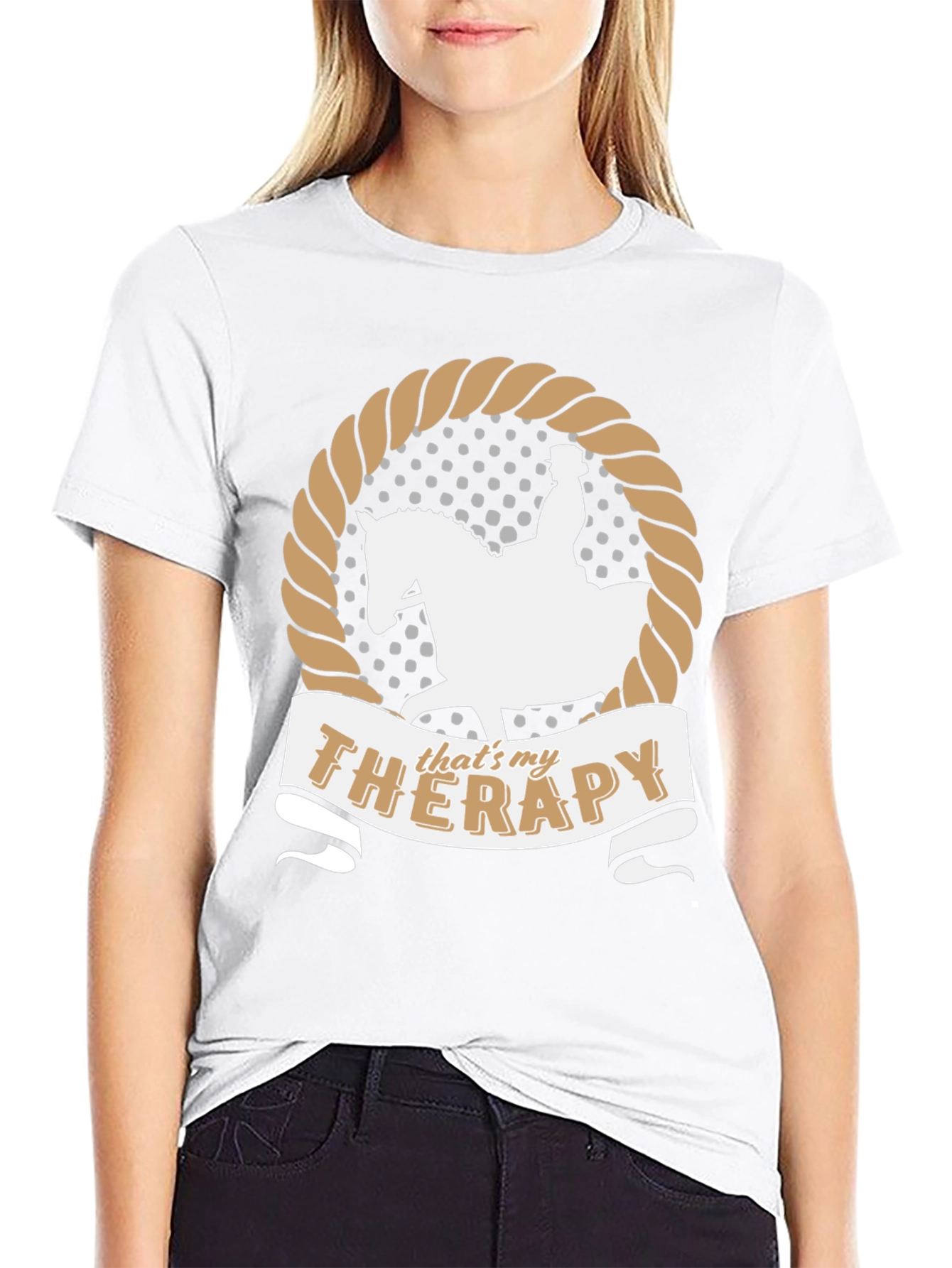 Equestrian Therapy T-Shirt - Horse Riding Apparel