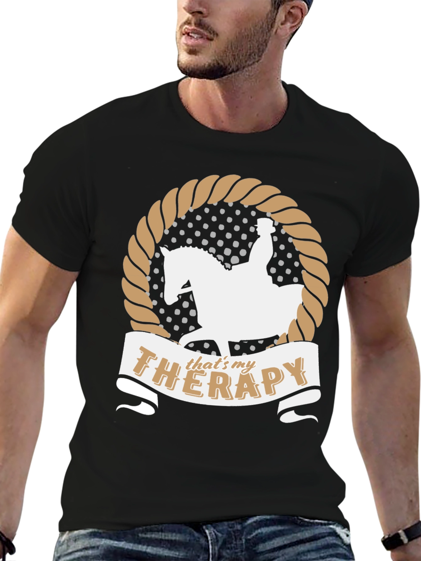 Equestrian Therapy T-Shirt - Horse Riding Apparel