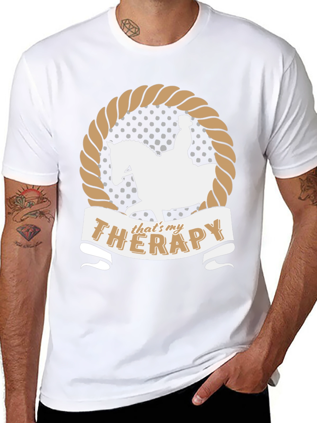 Equestrian Therapy T-Shirt - Horse Riding Apparel