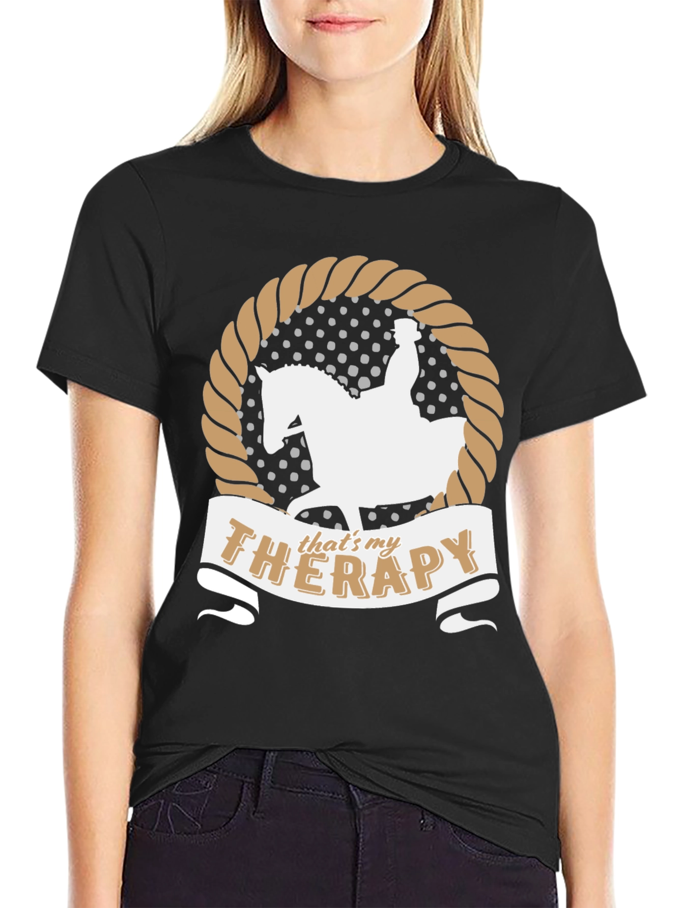 Equestrian Therapy T-Shirt - Horse Riding Apparel