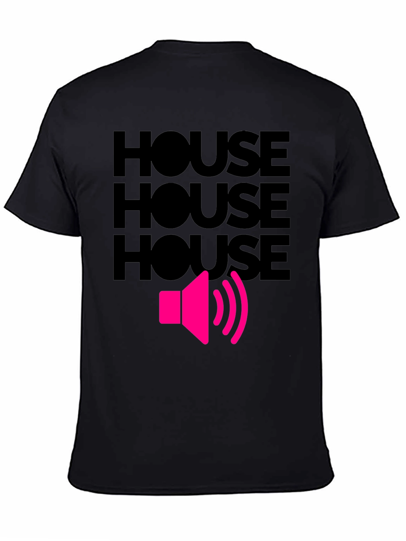 House Music T-Shirt - Loud Speaker Design