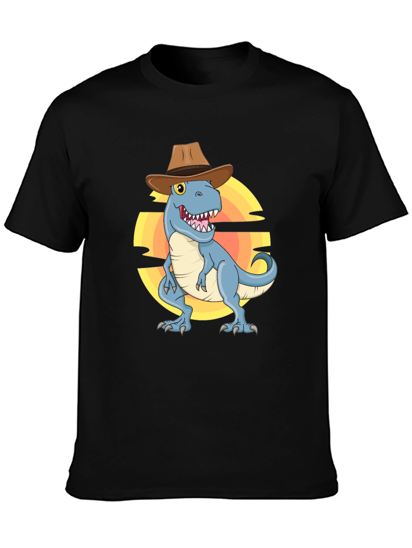Cowboy Dinosaur Graphic Tee - Unisex T-Shirt