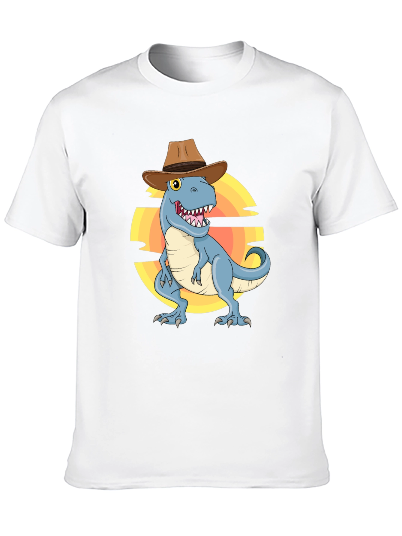 Cowboy Dinosaur Graphic Tee - Unisex T-Shirt