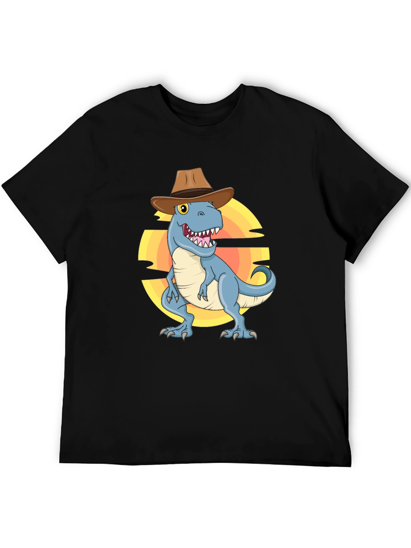 Cowboy Dinosaur Graphic Tee - Unisex T-Shirt