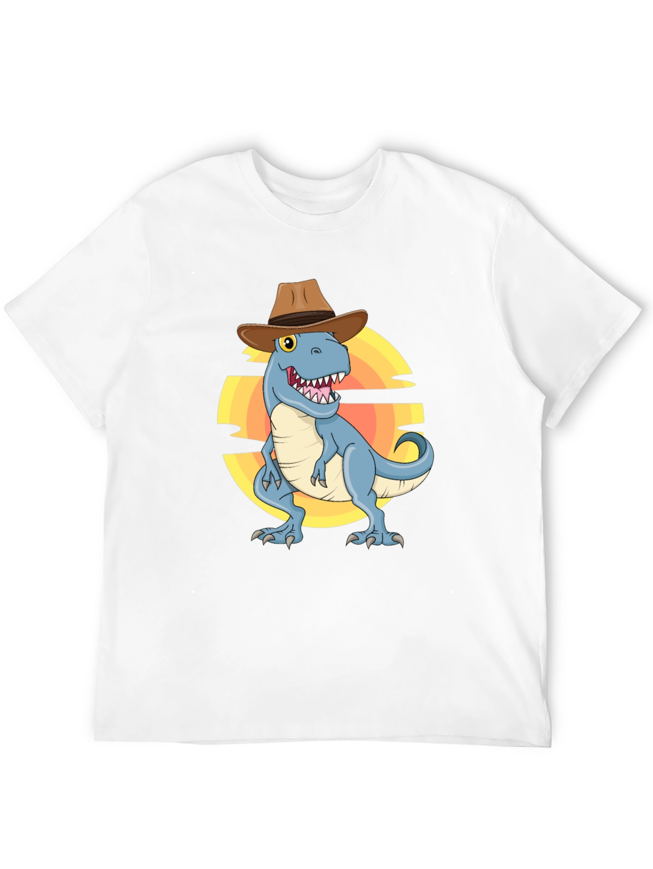 Cowboy Dinosaur Graphic Tee - Unisex T-Shirt