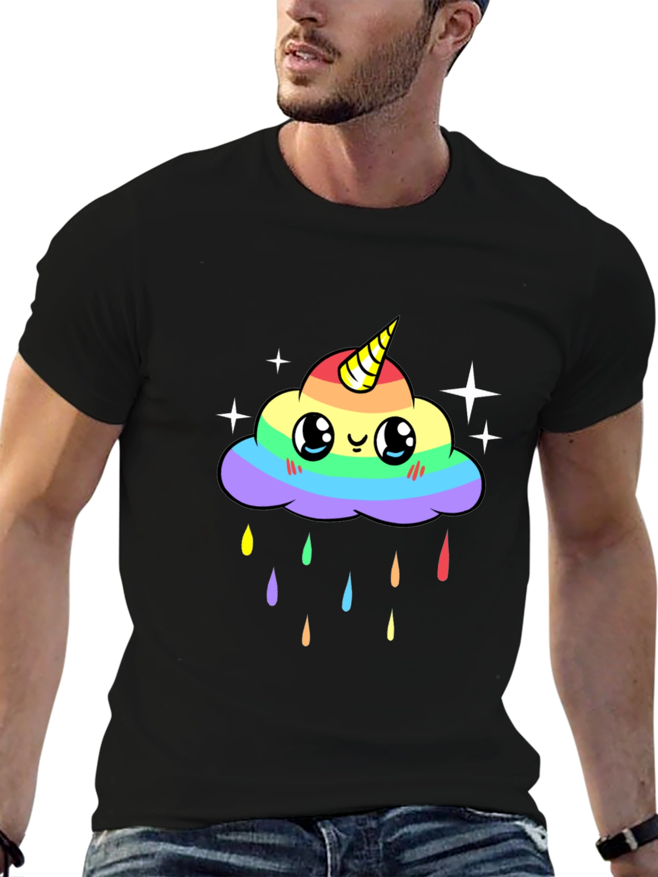 Rainbow Cloud Unicorn T-Shirt