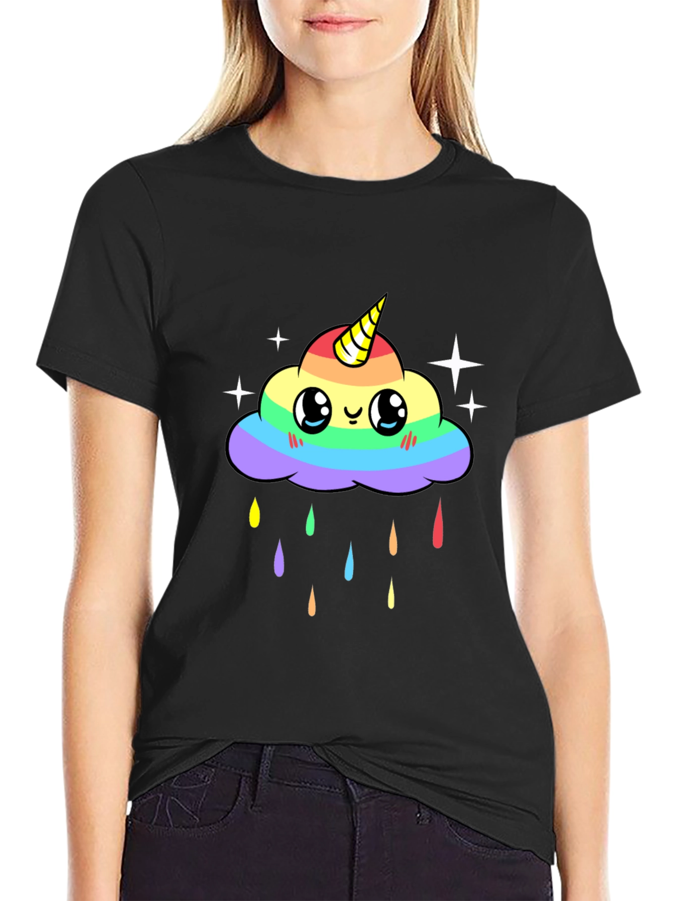 Rainbow Cloud Unicorn T-Shirt