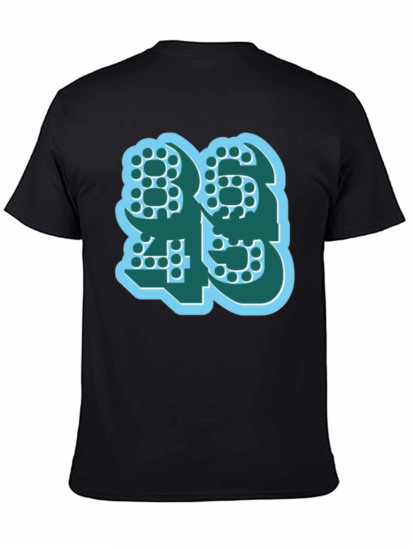Bold Number Graphic Tee - Modern Style