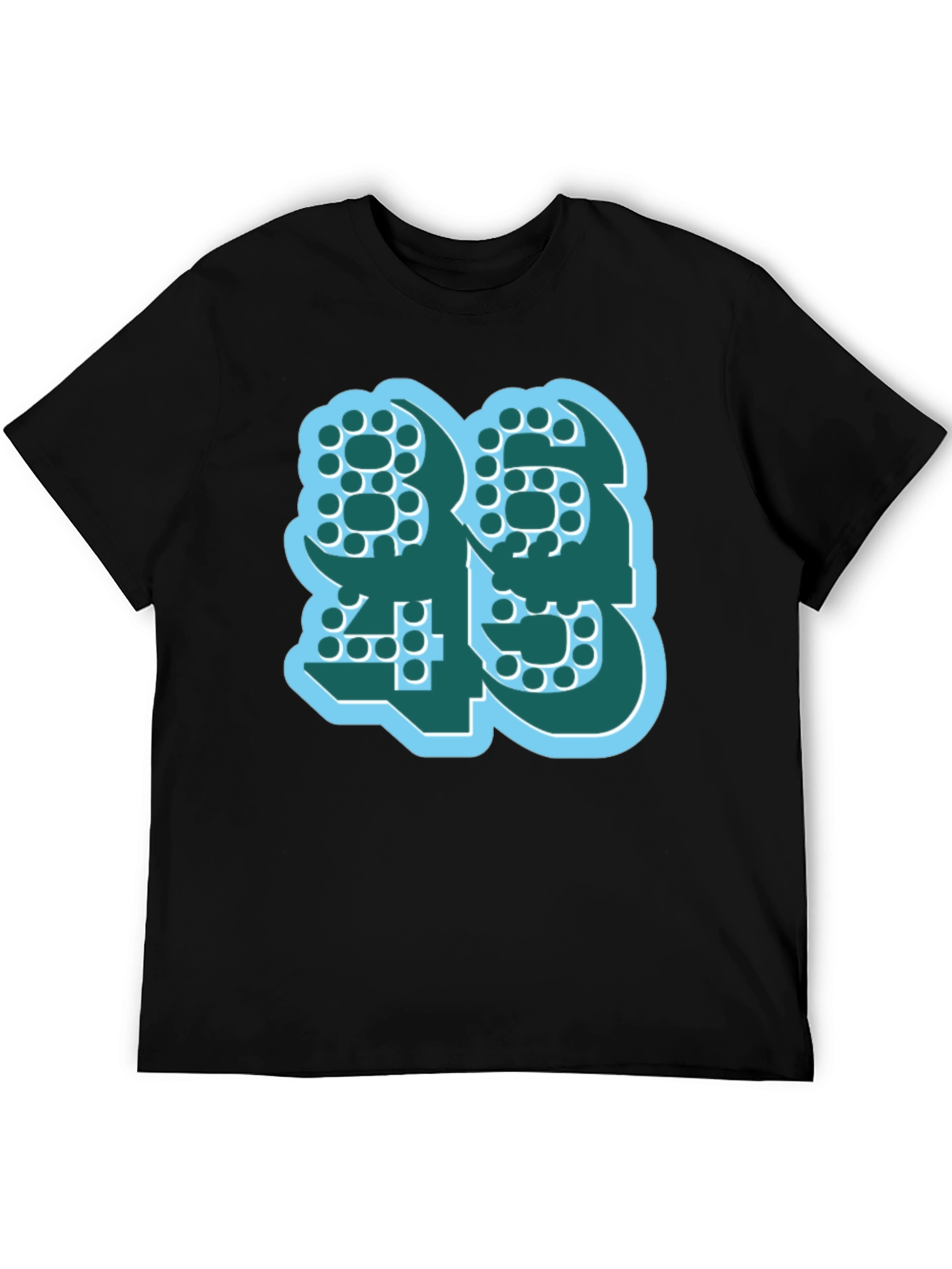 Bold Number Graphic Tee - Modern Style