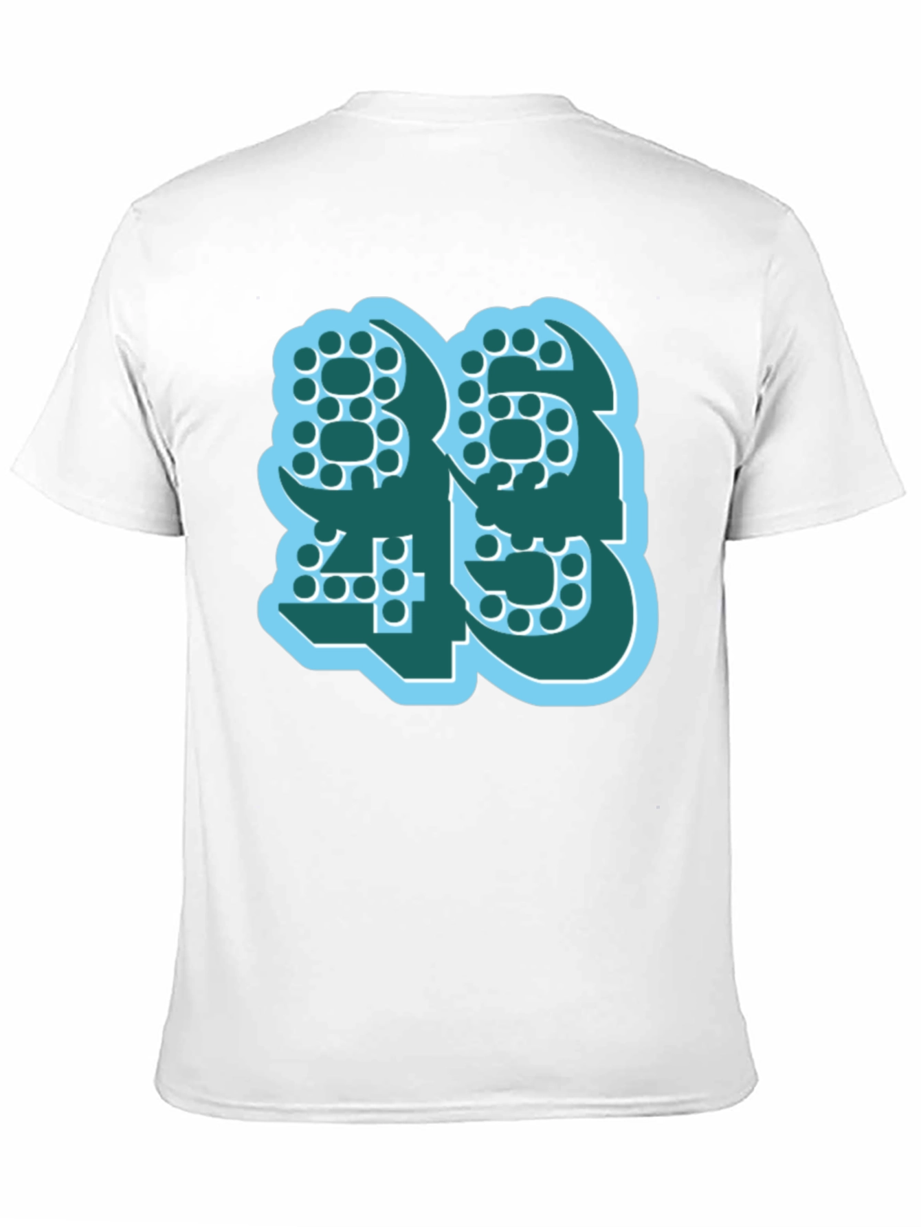 Bold Number Graphic Tee - Modern Style