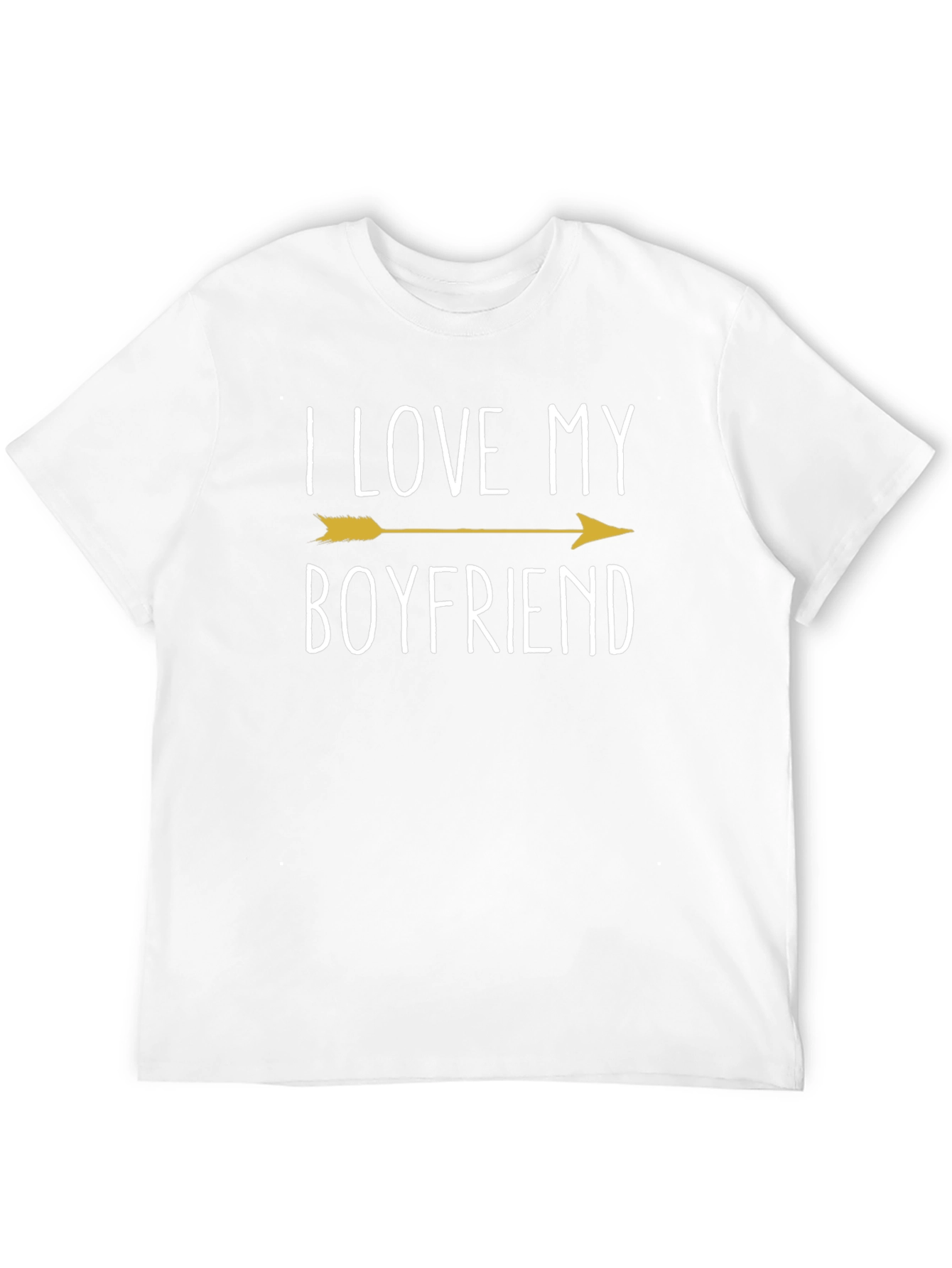 I Love My Boyfriend Black Graphic Tee