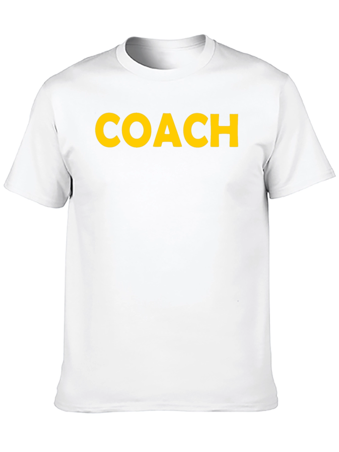 Coach T-Shirt - Bold Yellow Print