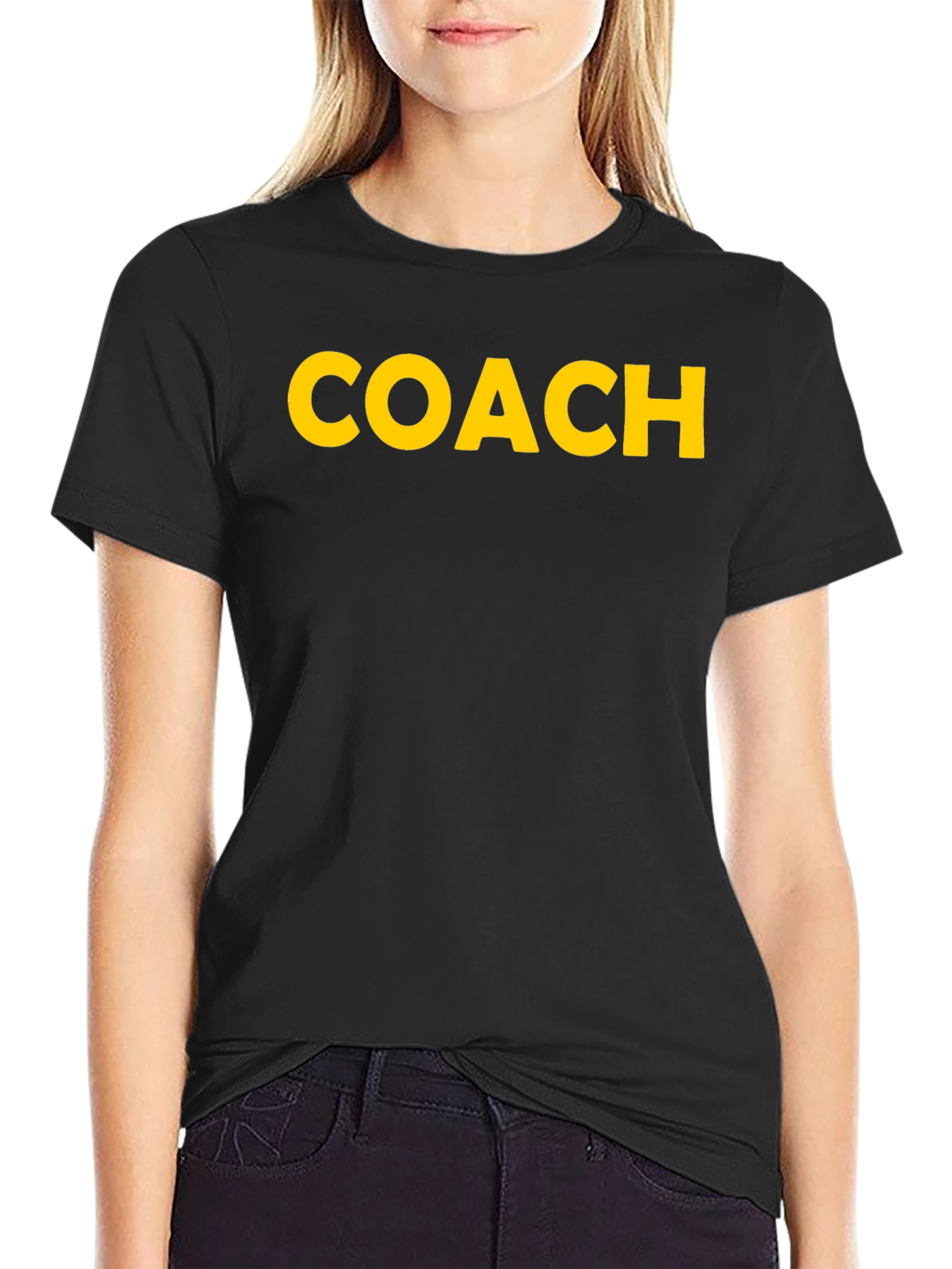 Coach T-Shirt - Bold Yellow Print