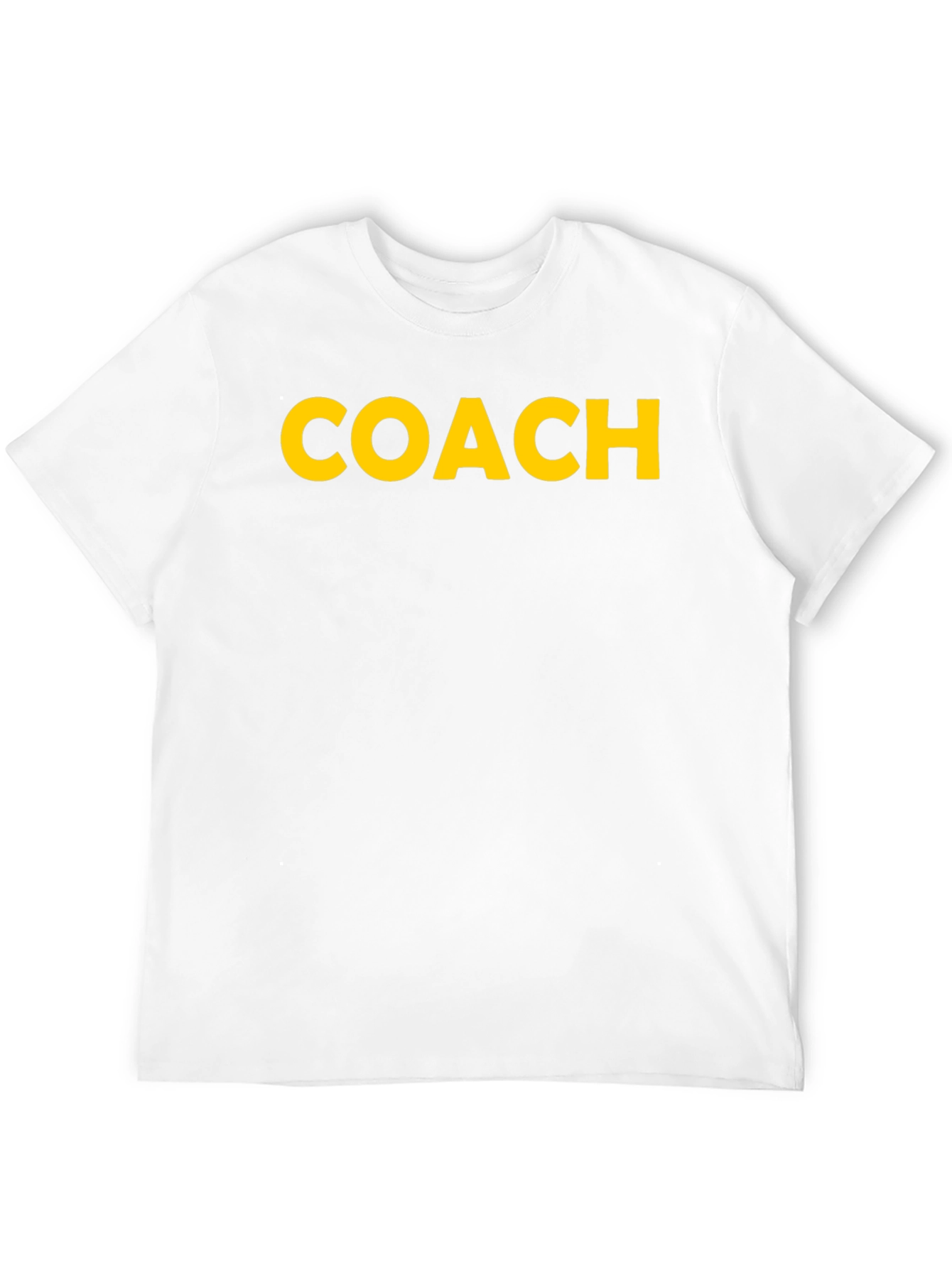 Coach T-Shirt - Bold Yellow Print