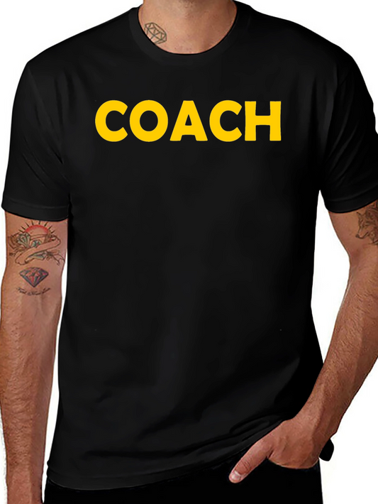Coach T-Shirt - Bold Yellow Print