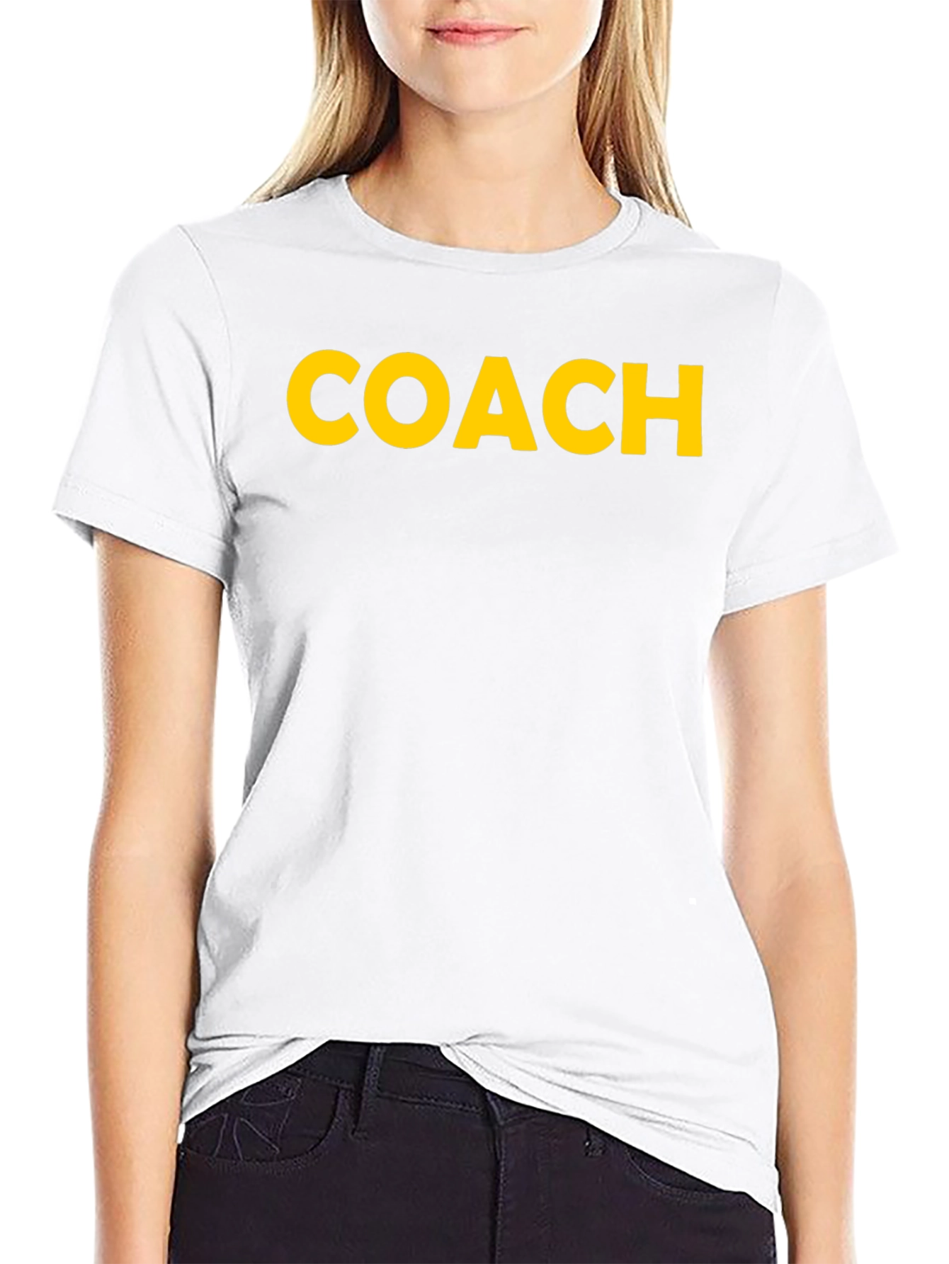 Coach T-Shirt - Bold Yellow Print