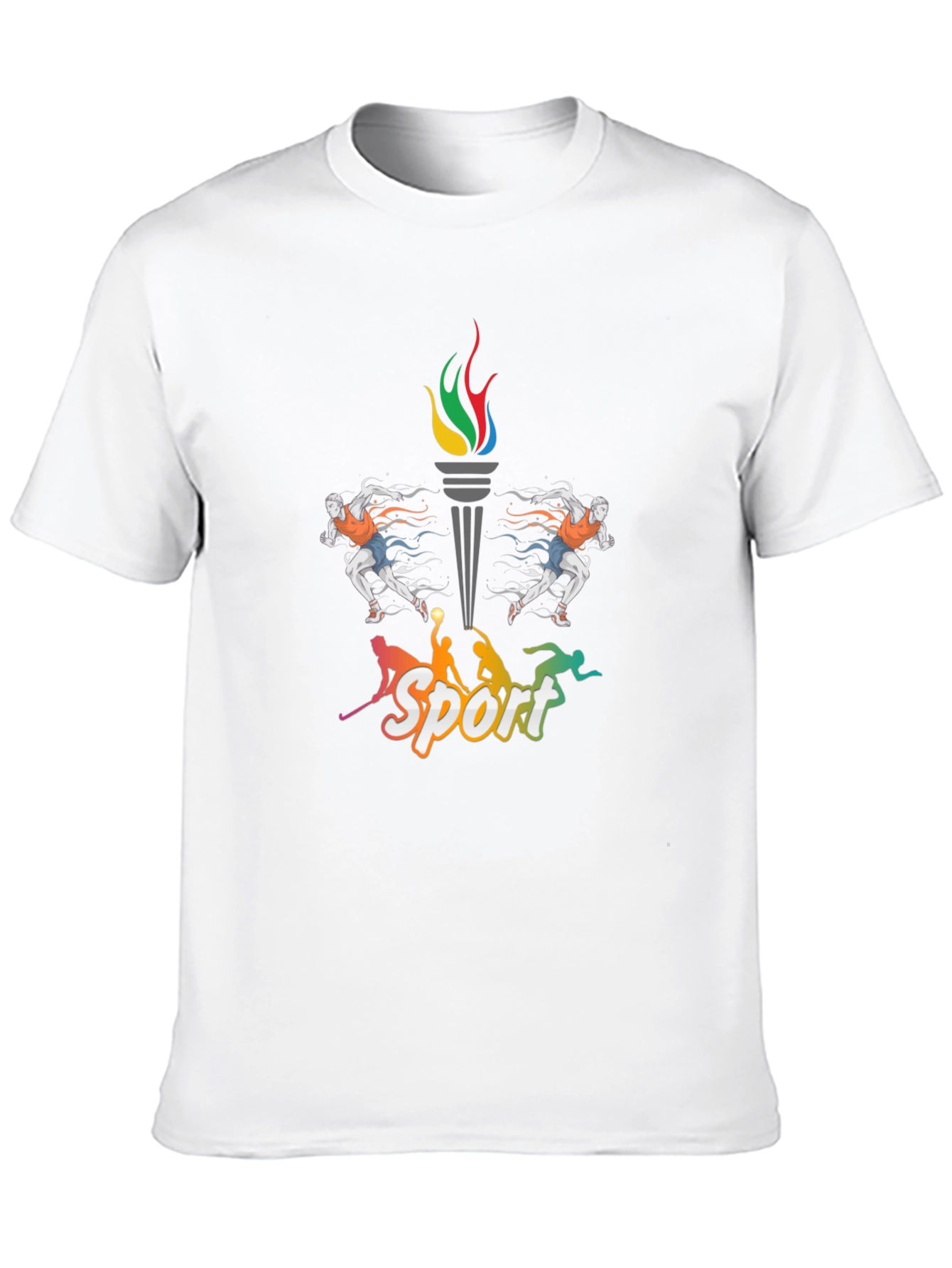 Sport Graphic Black T-Shirt