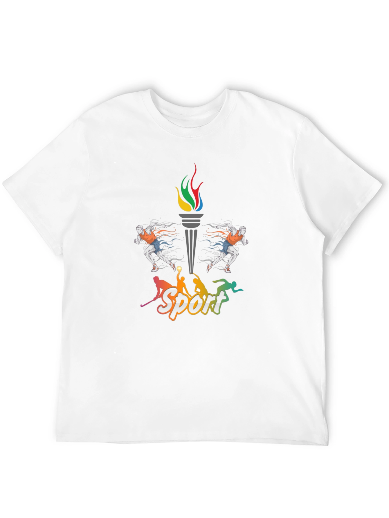Sport Graphic Black T-Shirt