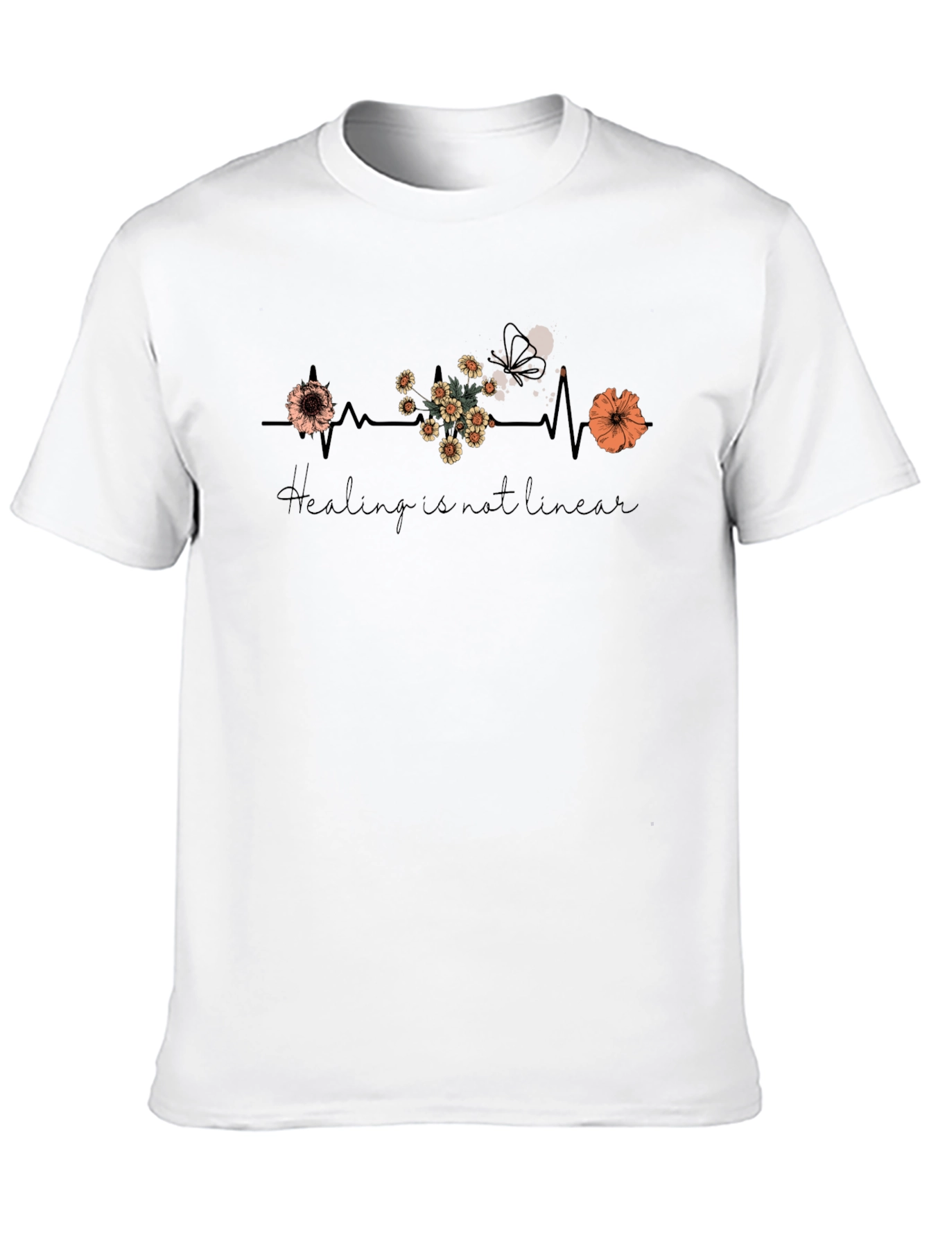 Healing Is Not Linear Graphic T-Shirt