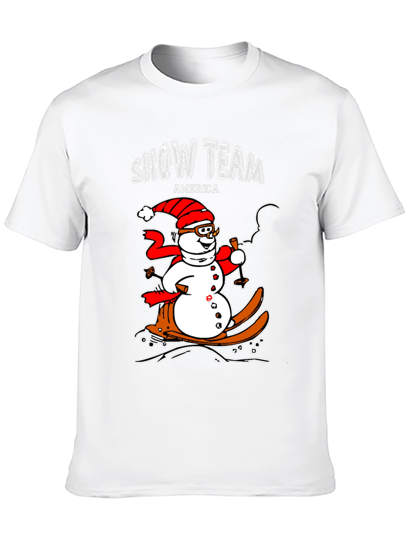 Snow Team America Novelty Graphic Tee