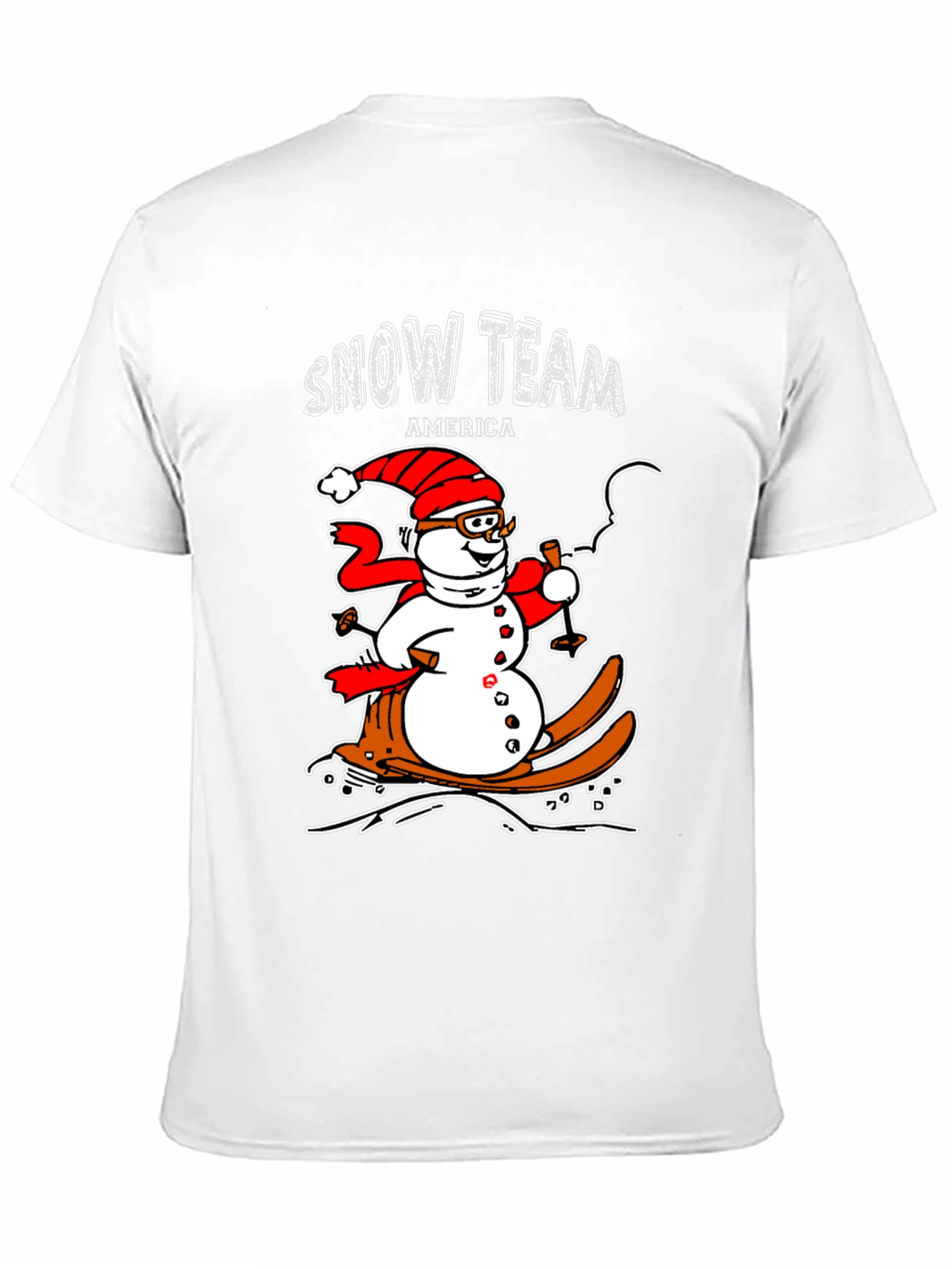 Snow Team America Novelty Graphic Tee