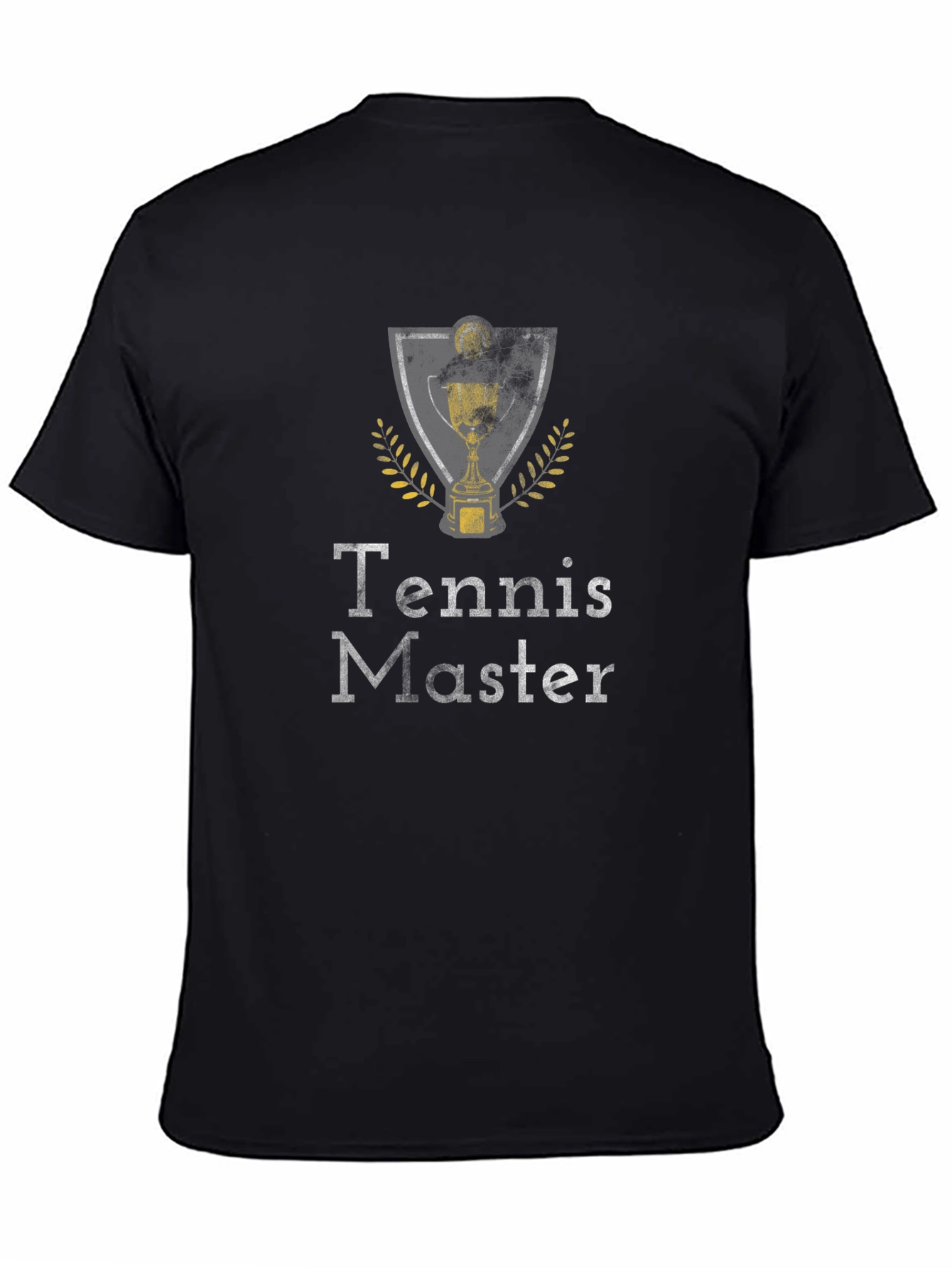Tennis Master Black Graphic Tee