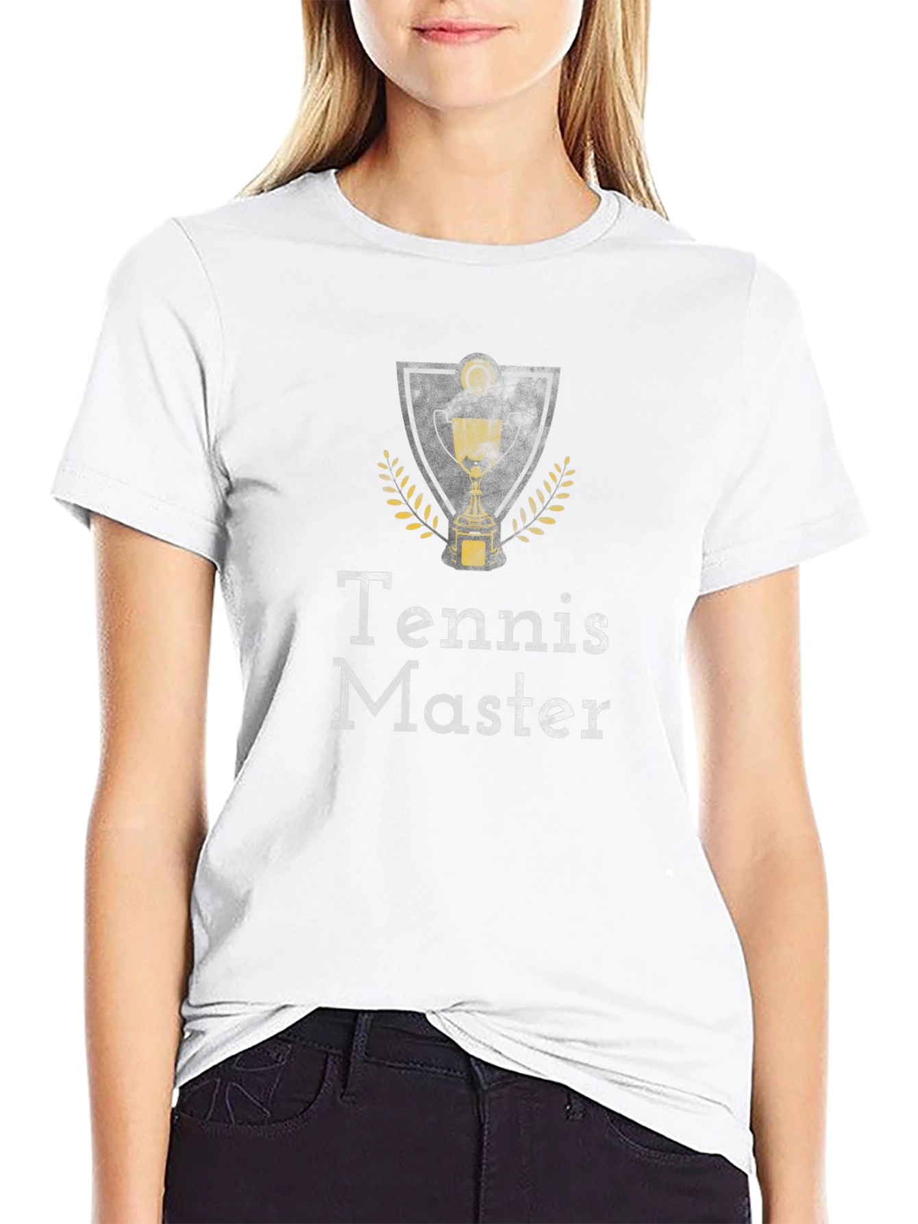 Tennis Master Black Graphic Tee
