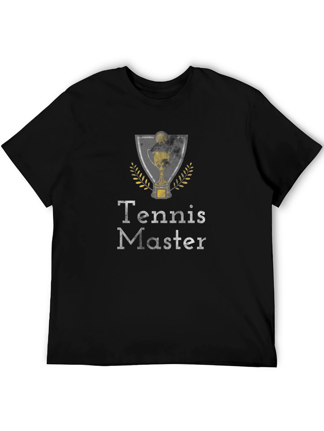 Tennis Master Black Graphic Tee